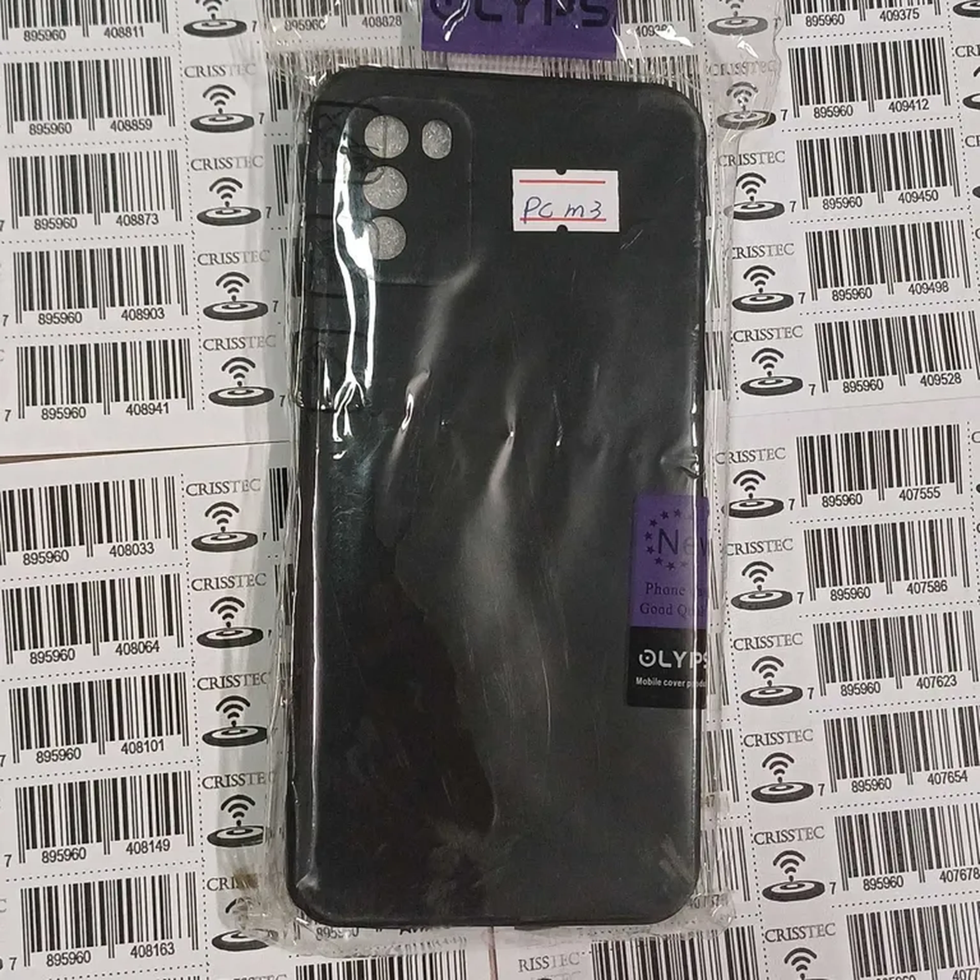 Capinha Para Poco M3, De Silicone Aveludada (PRETA) imagem