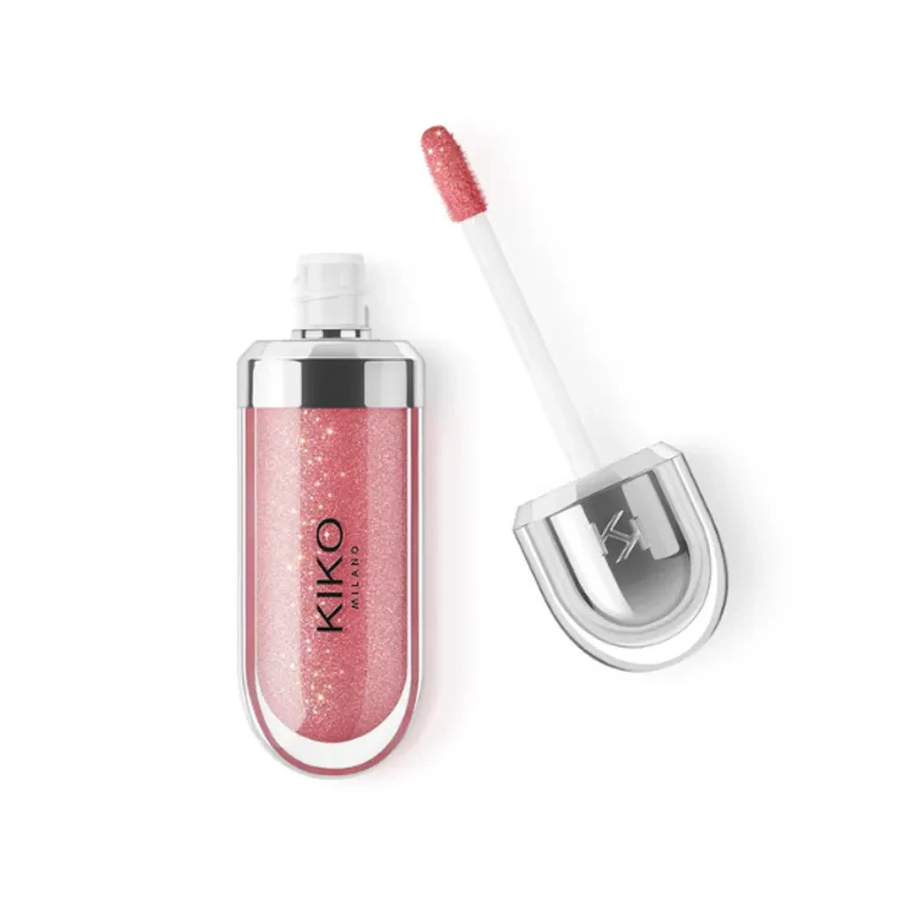 Gloss Labial Kiko Milano 3D Hydra Lipgloss Cor 17 – Malva Perola imagem