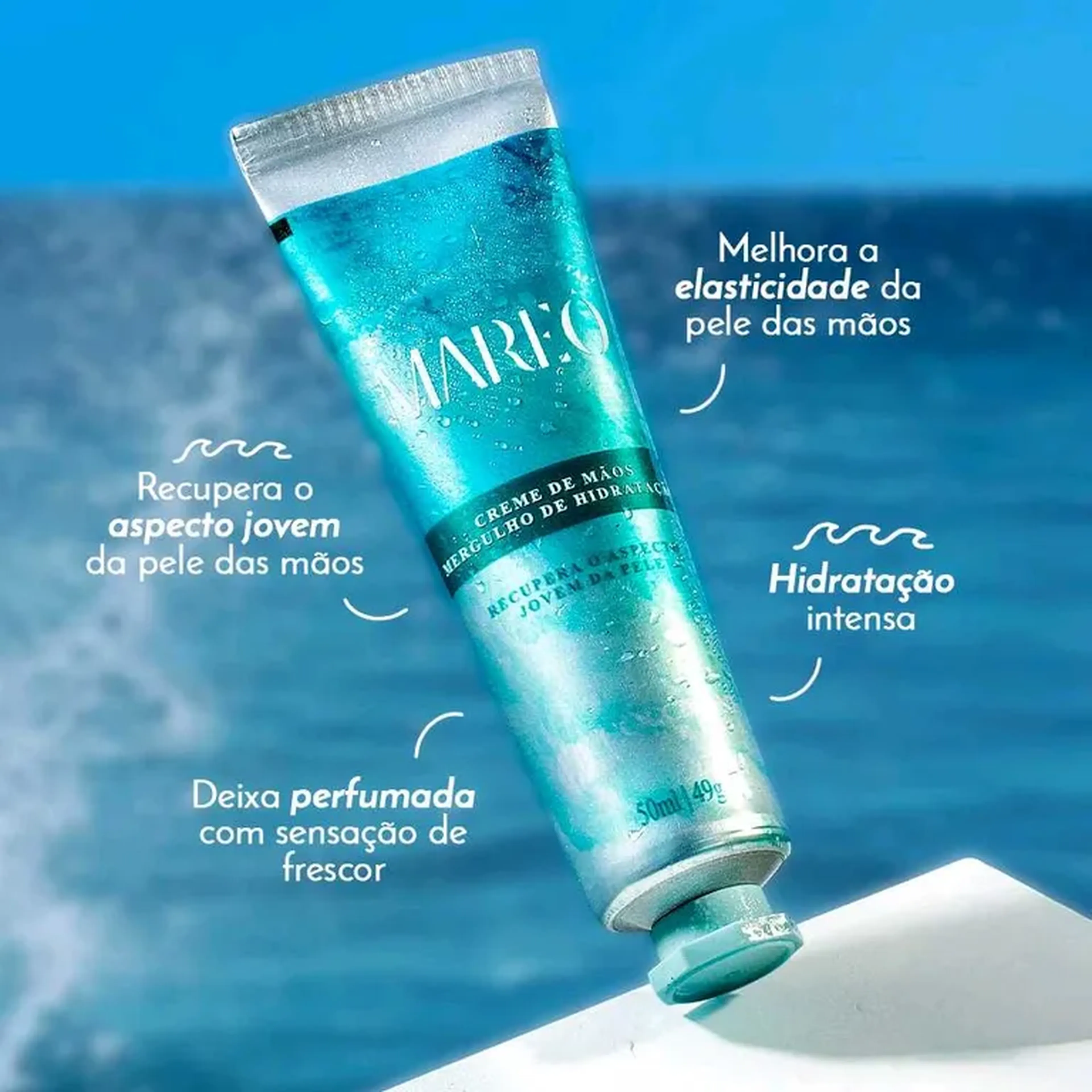 Creme de Mãos Mergulho de Hidratação Mareô 50ml imagem