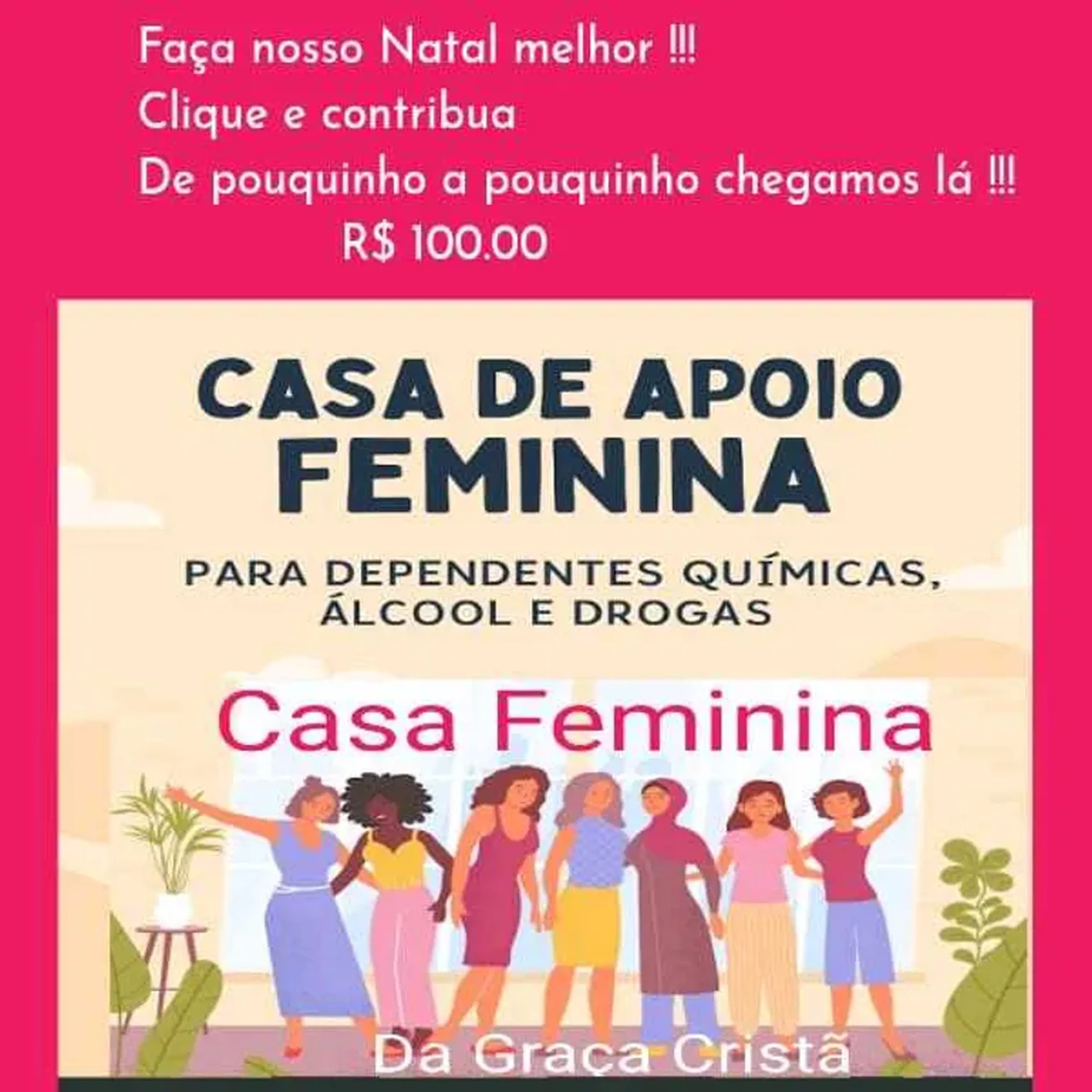 100.00 Pix solidário imagem