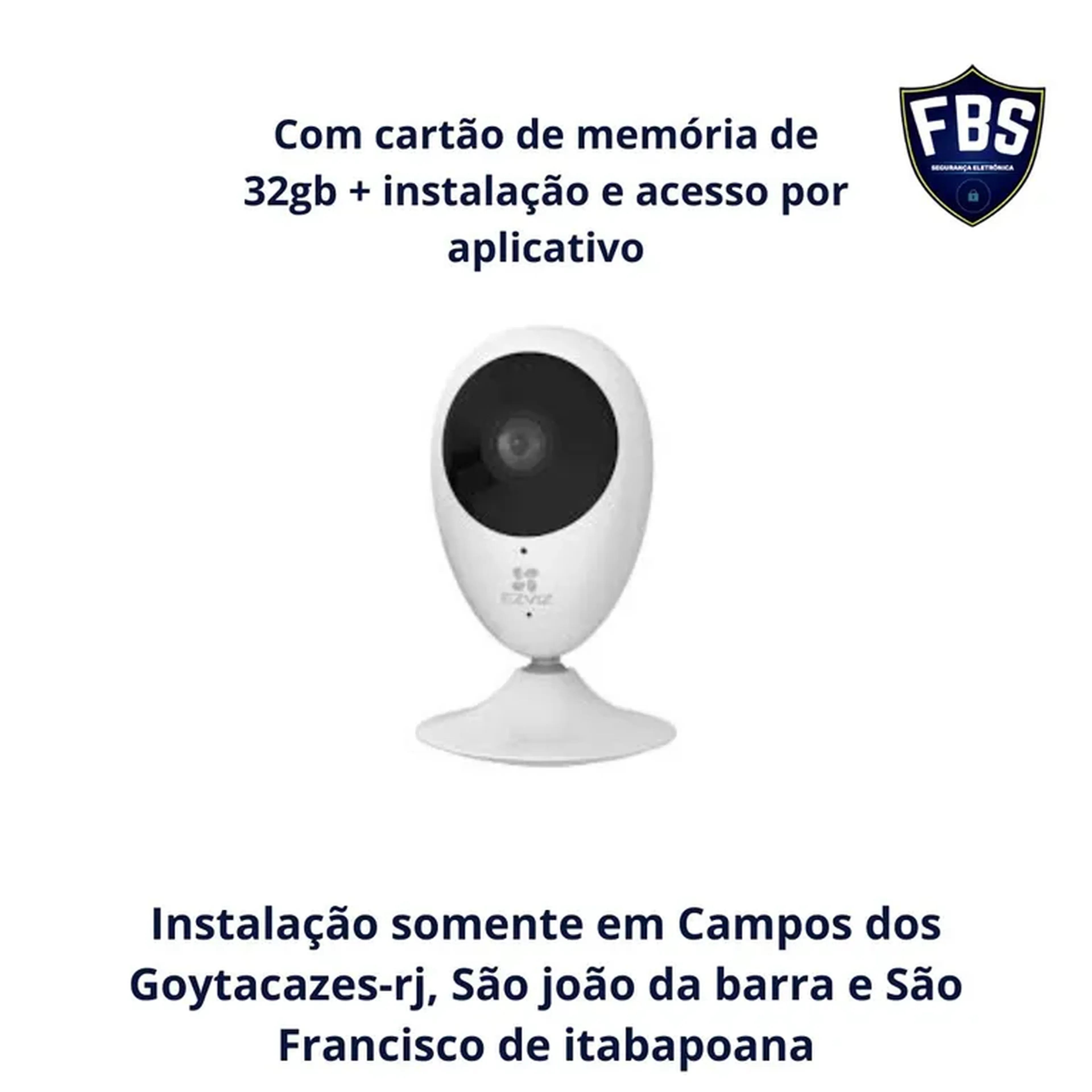 Câmera wifi externa + cartão de 32gb + instalação imagem