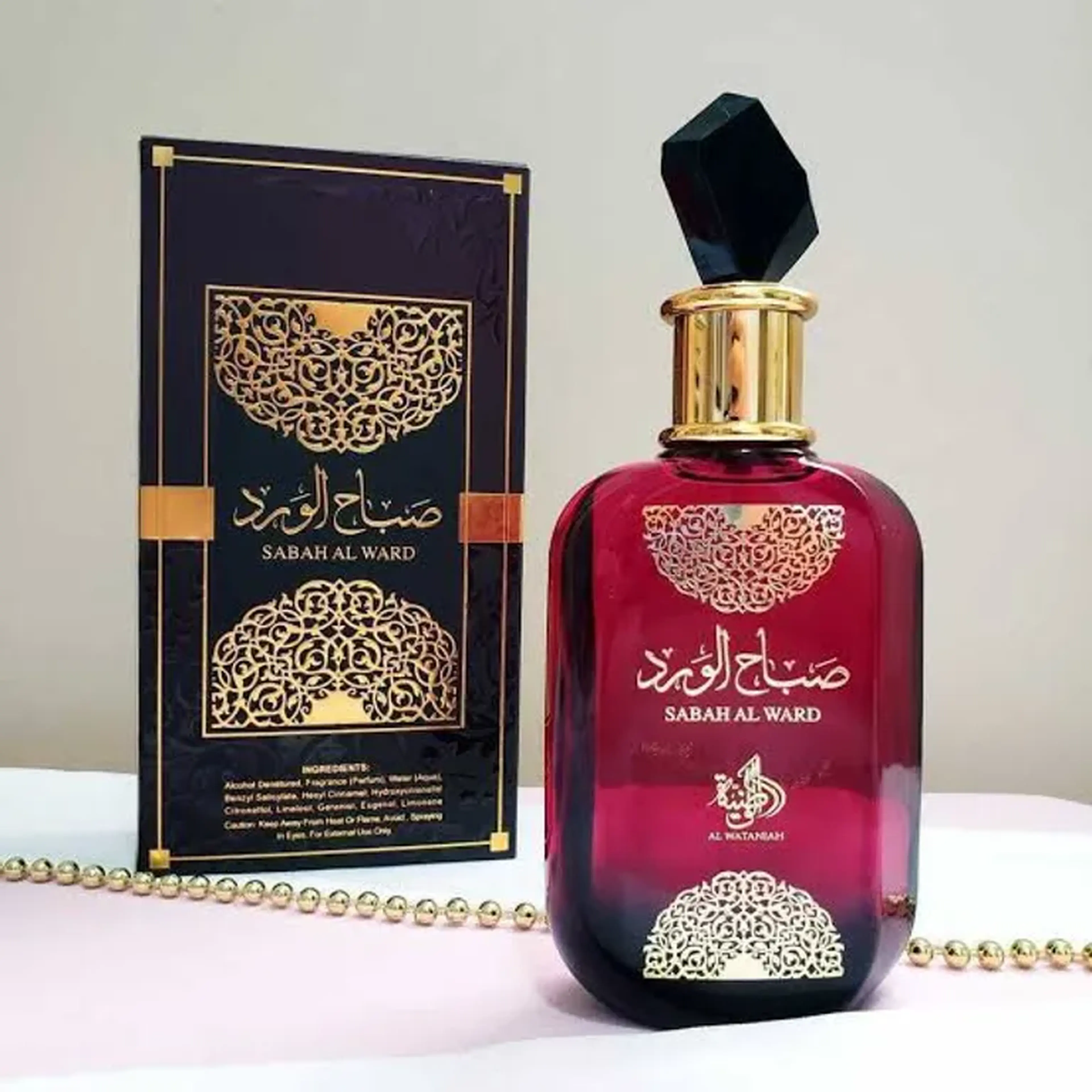 Perfume Sabah Al Ward Al Wataniah Eau de Parfum 100ml - Feminino imagem