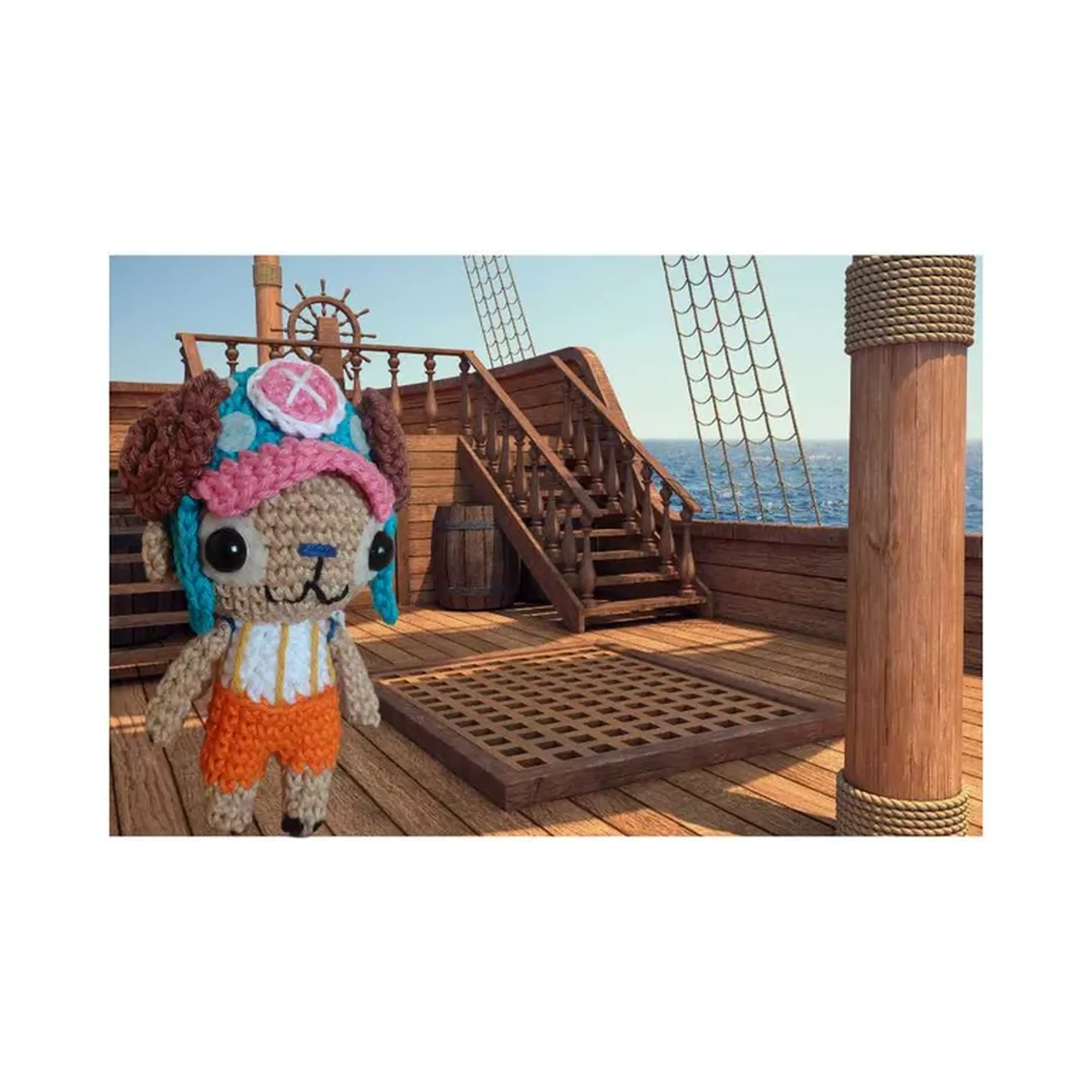 Chopper amigurumi ( one piece) imagem