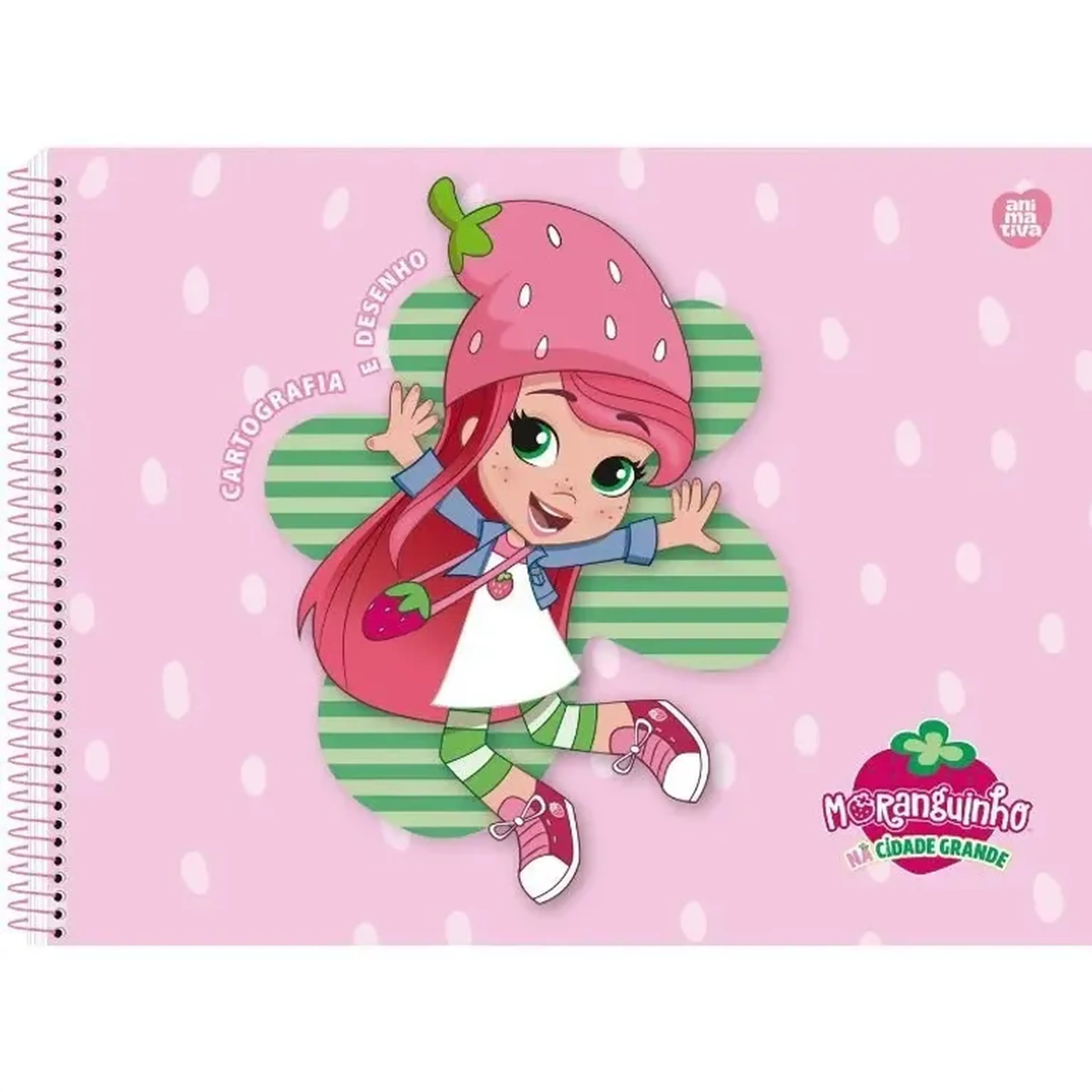 CADERNO CARTOGRAFIA E DESENHO 60FLS MORANGUINHO imagem