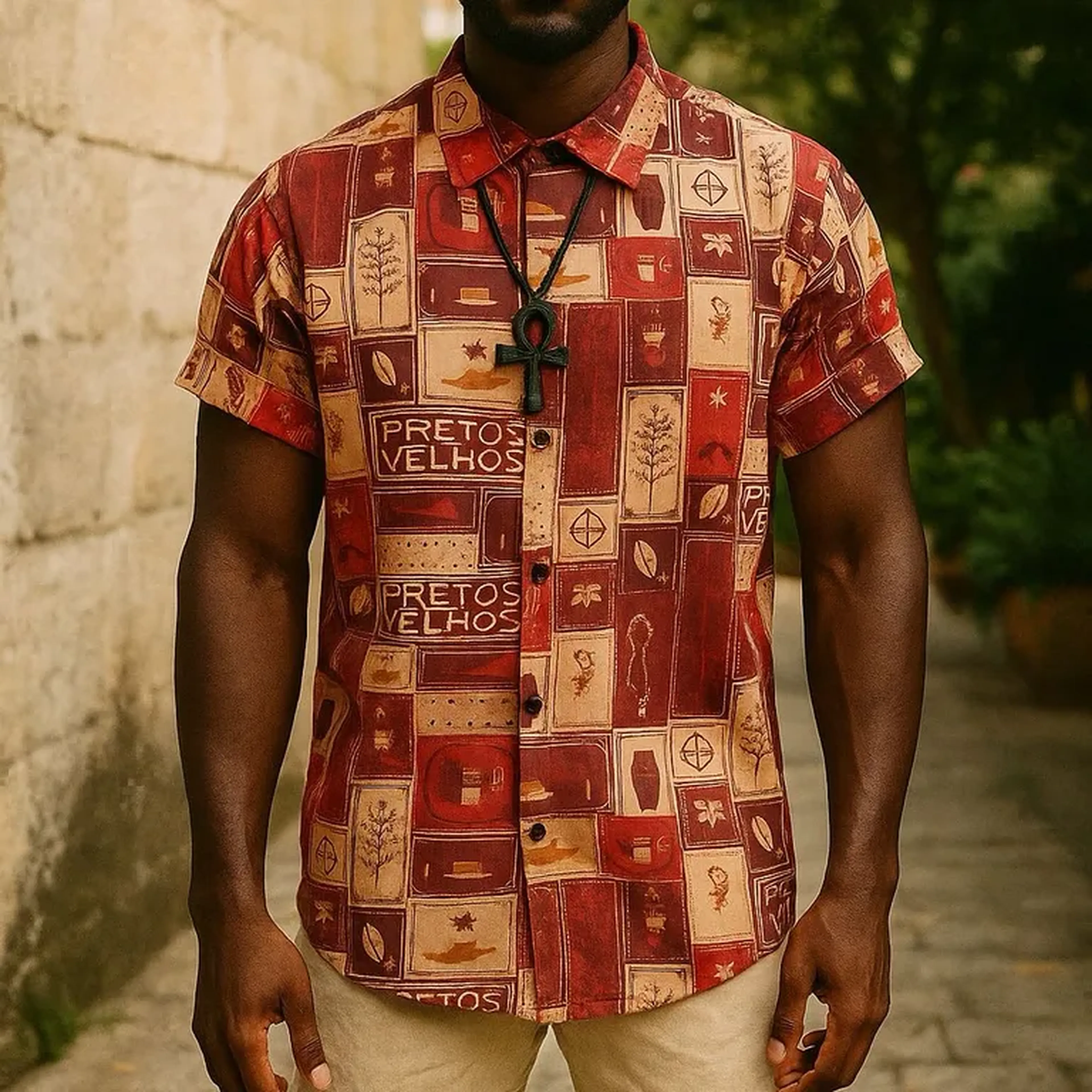 Camisa Preto velho imagem