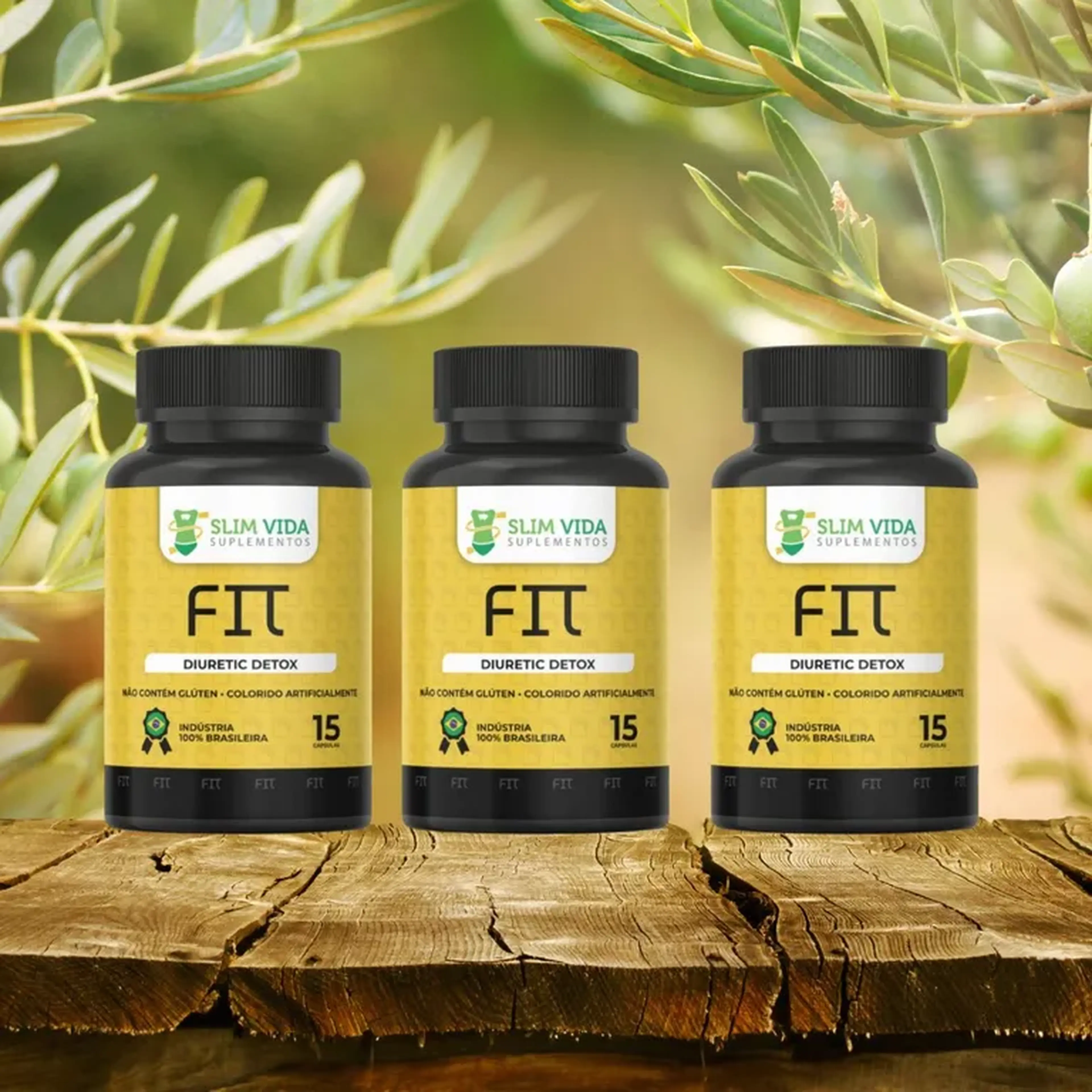 3 Slim Fit Diuretic Detox * Frete já incluso* imagem