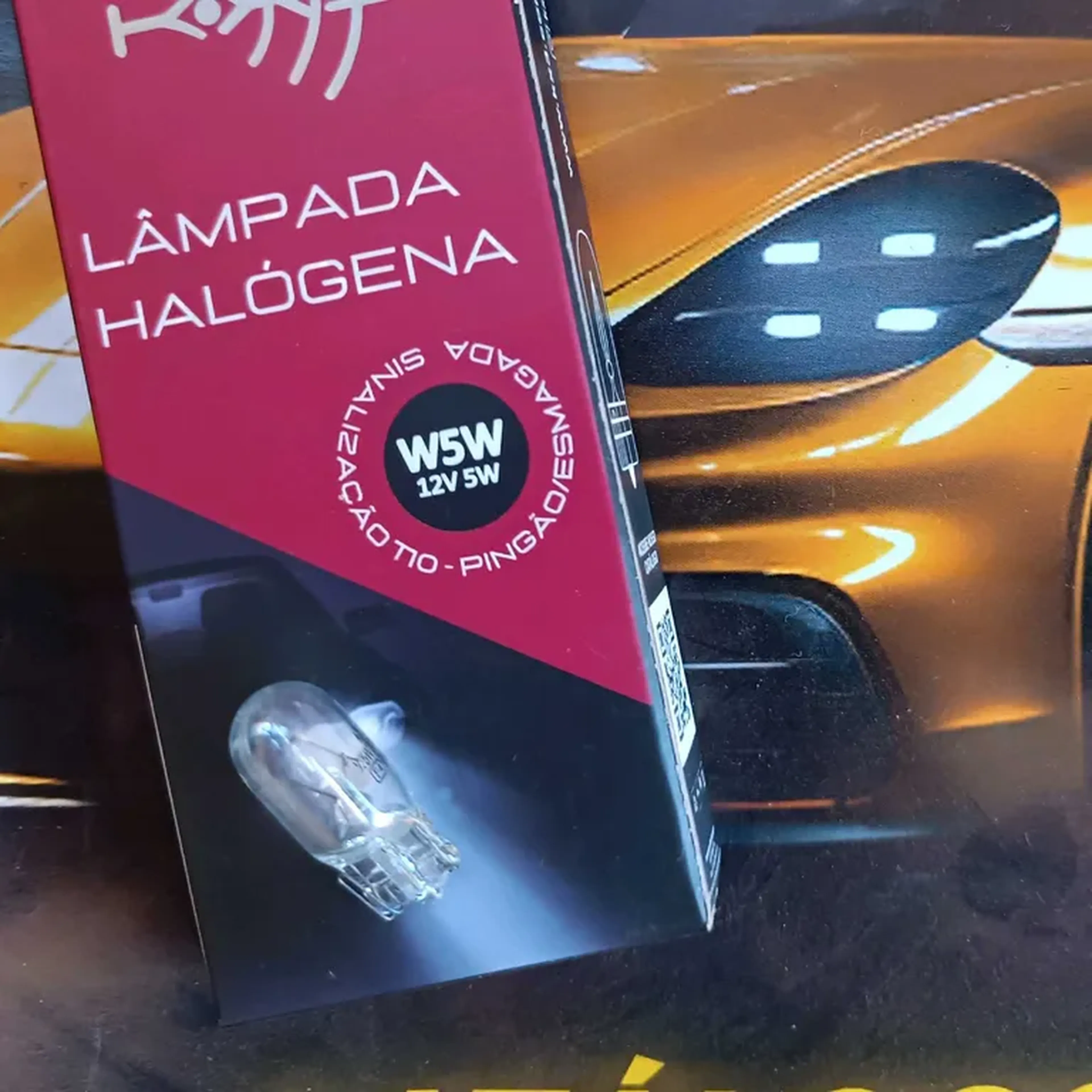 Pingo Halógena Esmagada imagem
