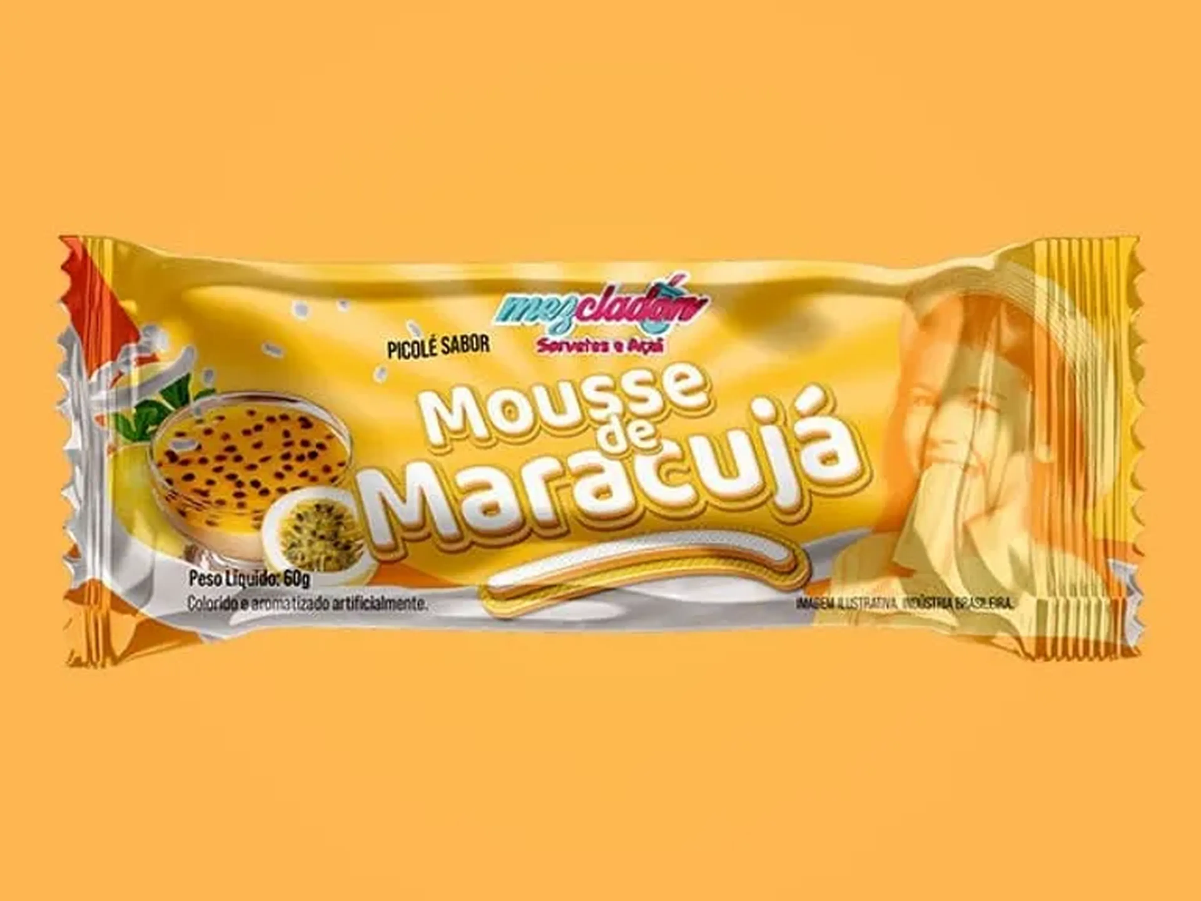 Picolé de Mousse de Maracujá Mezcladón imagem