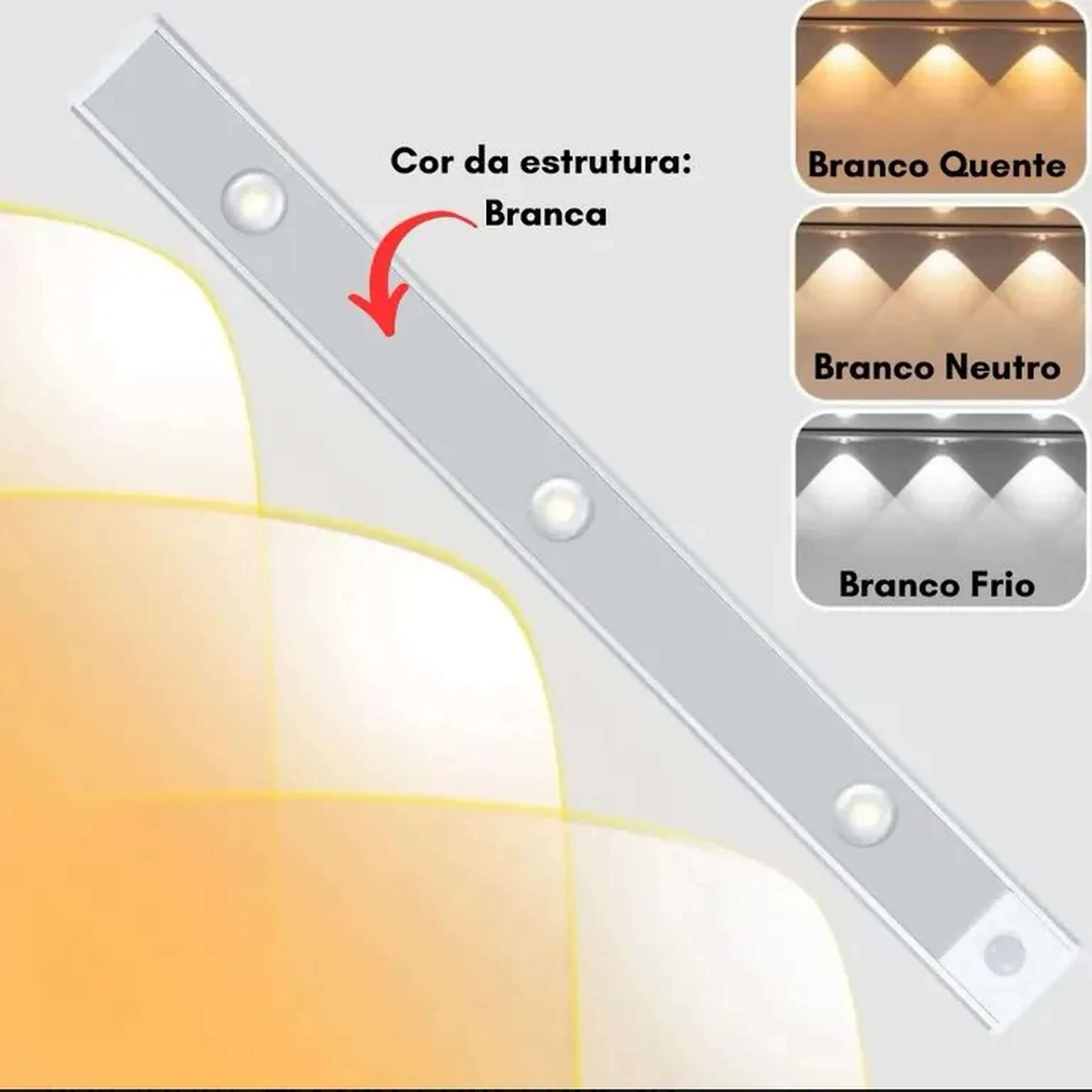 Régua de luz Fria imagem