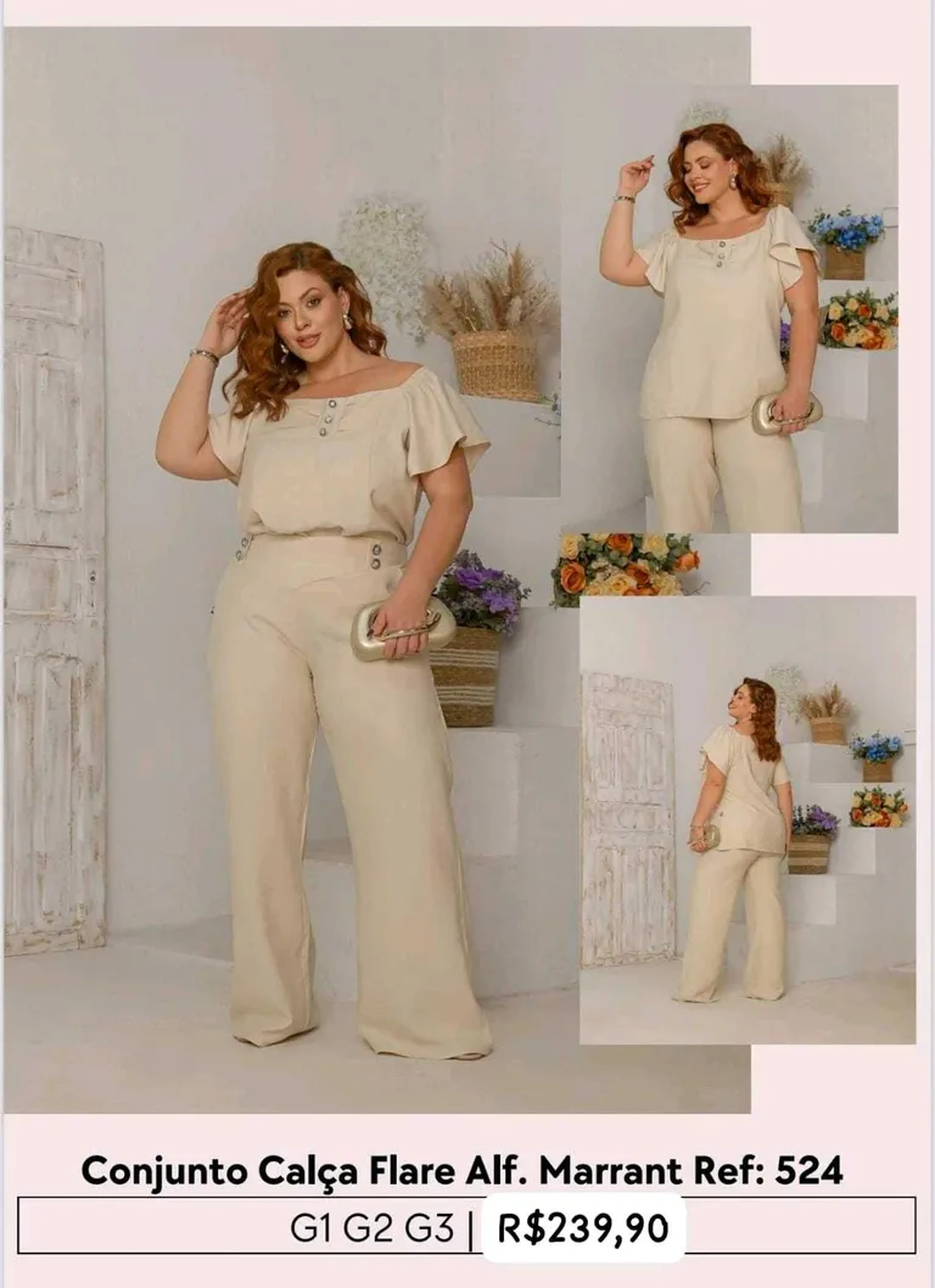 Conjunto Calça Flare imagem