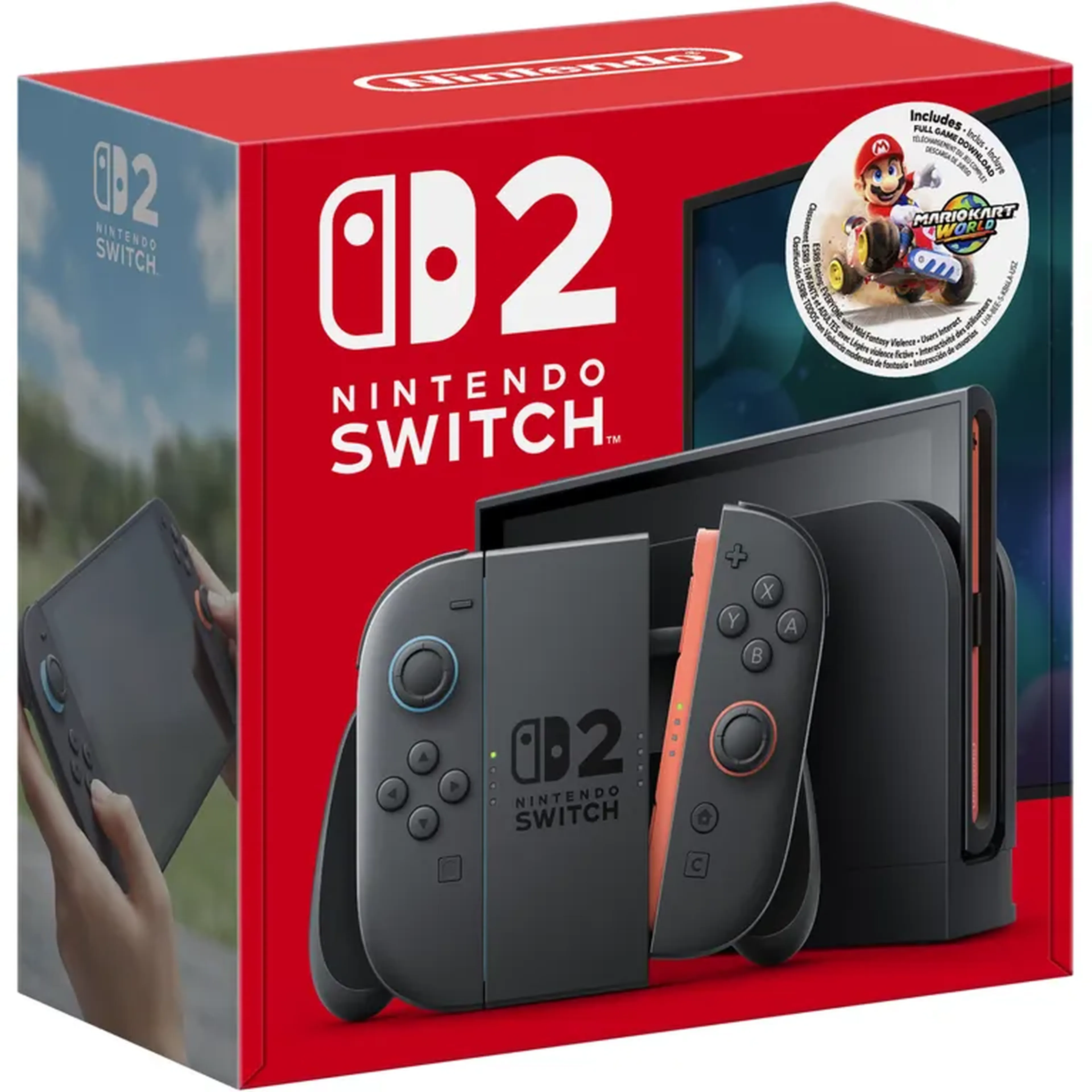 Nintendo Switch 2 + Mario Kart World - HKG imagem