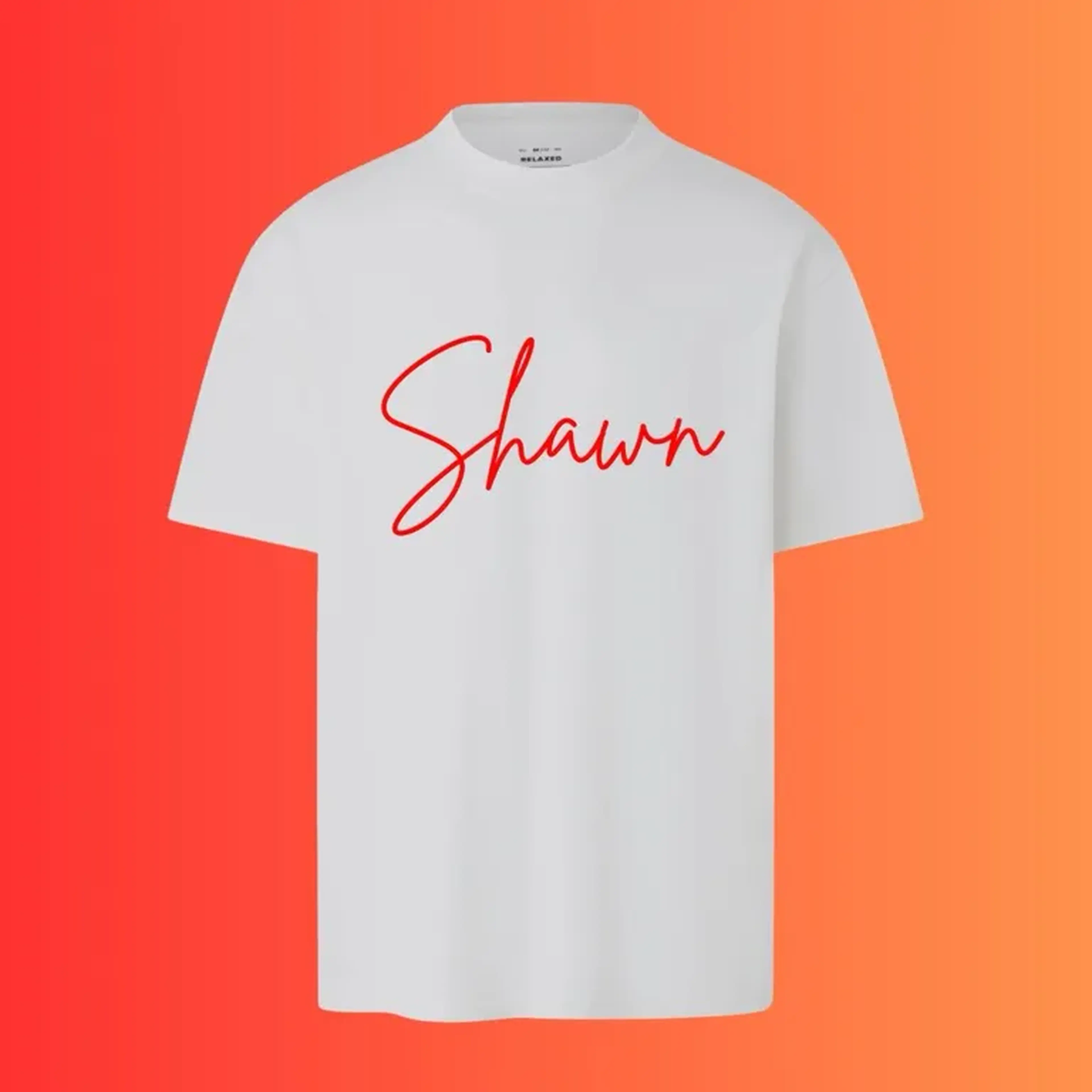 Camiseta branca Shawn Mendes imagem