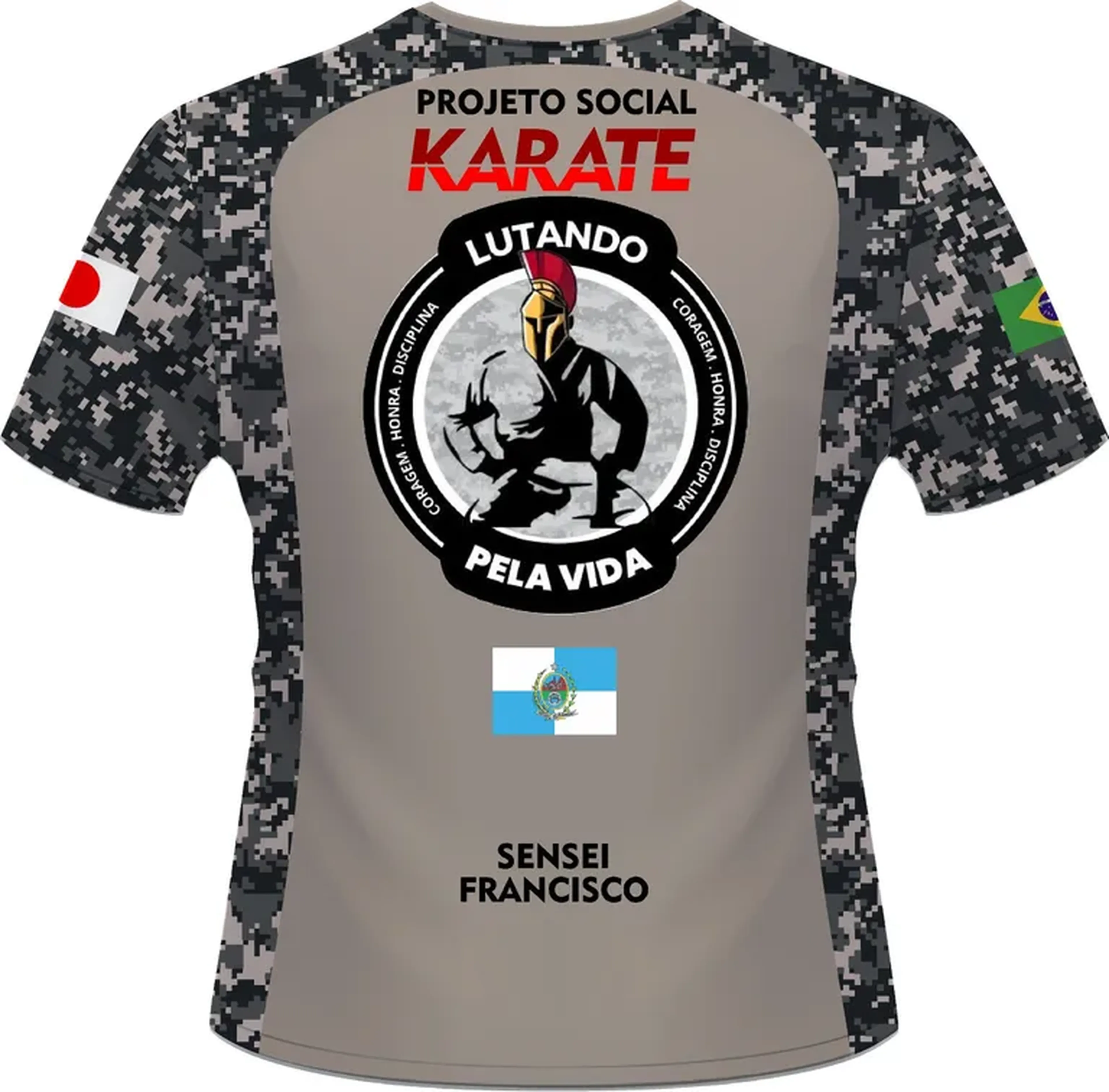 Camisa Karate Lutando pela Vida 1057-1 imagem