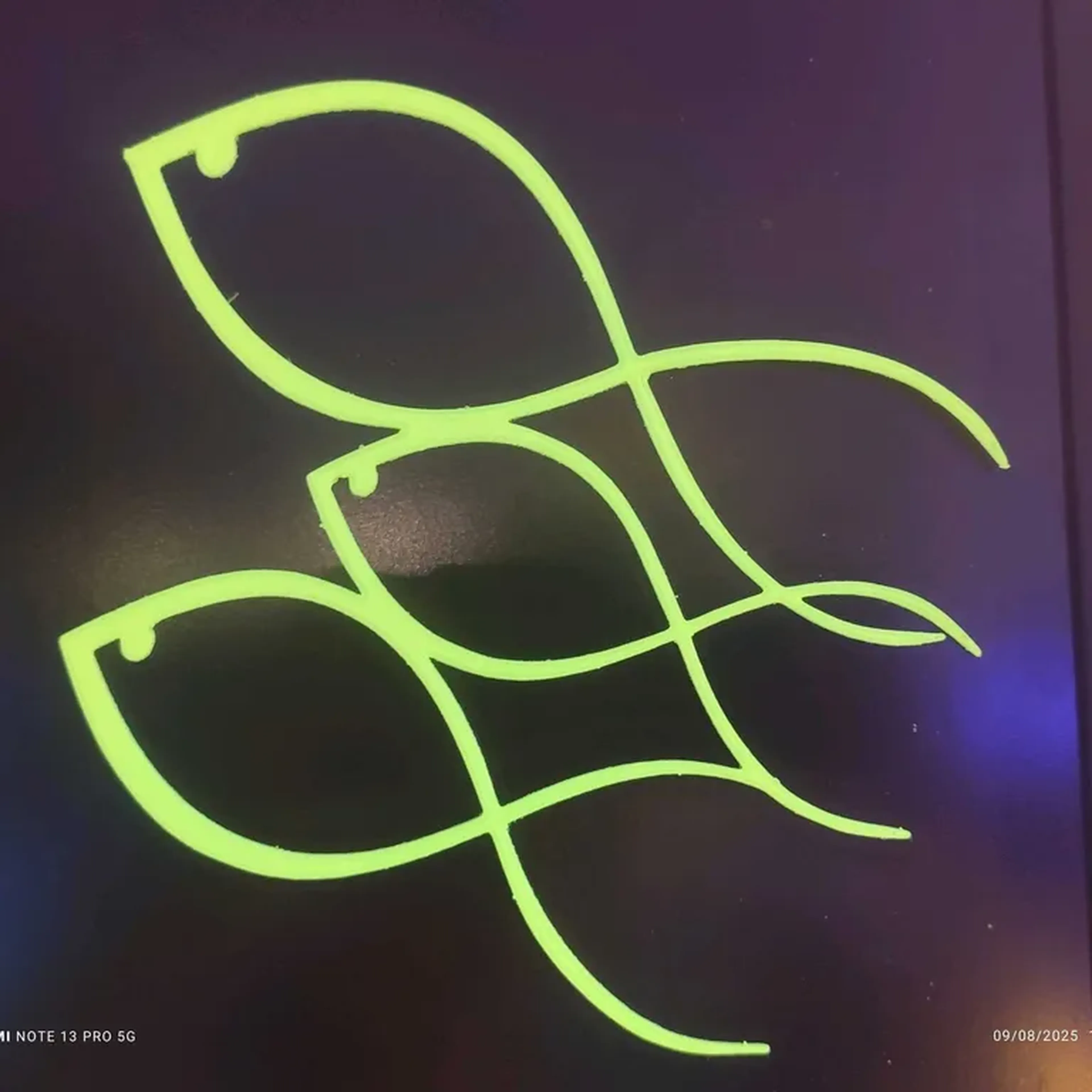 QUADRO PEIXES LUMINOSO imagem