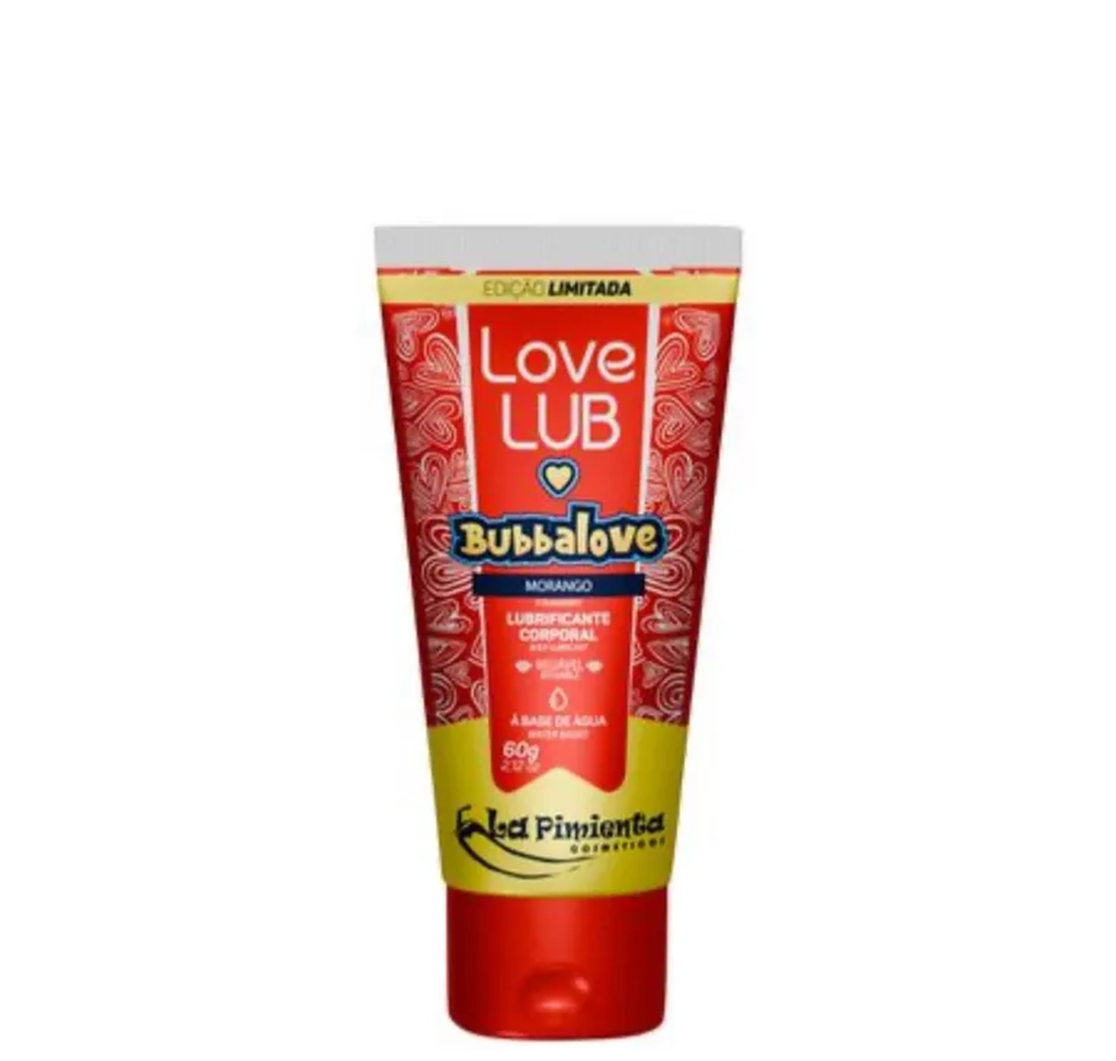 LUBRIFICANTE BEIJÁVEL LOVE LUB BUBBALOVE MORANGO imagem