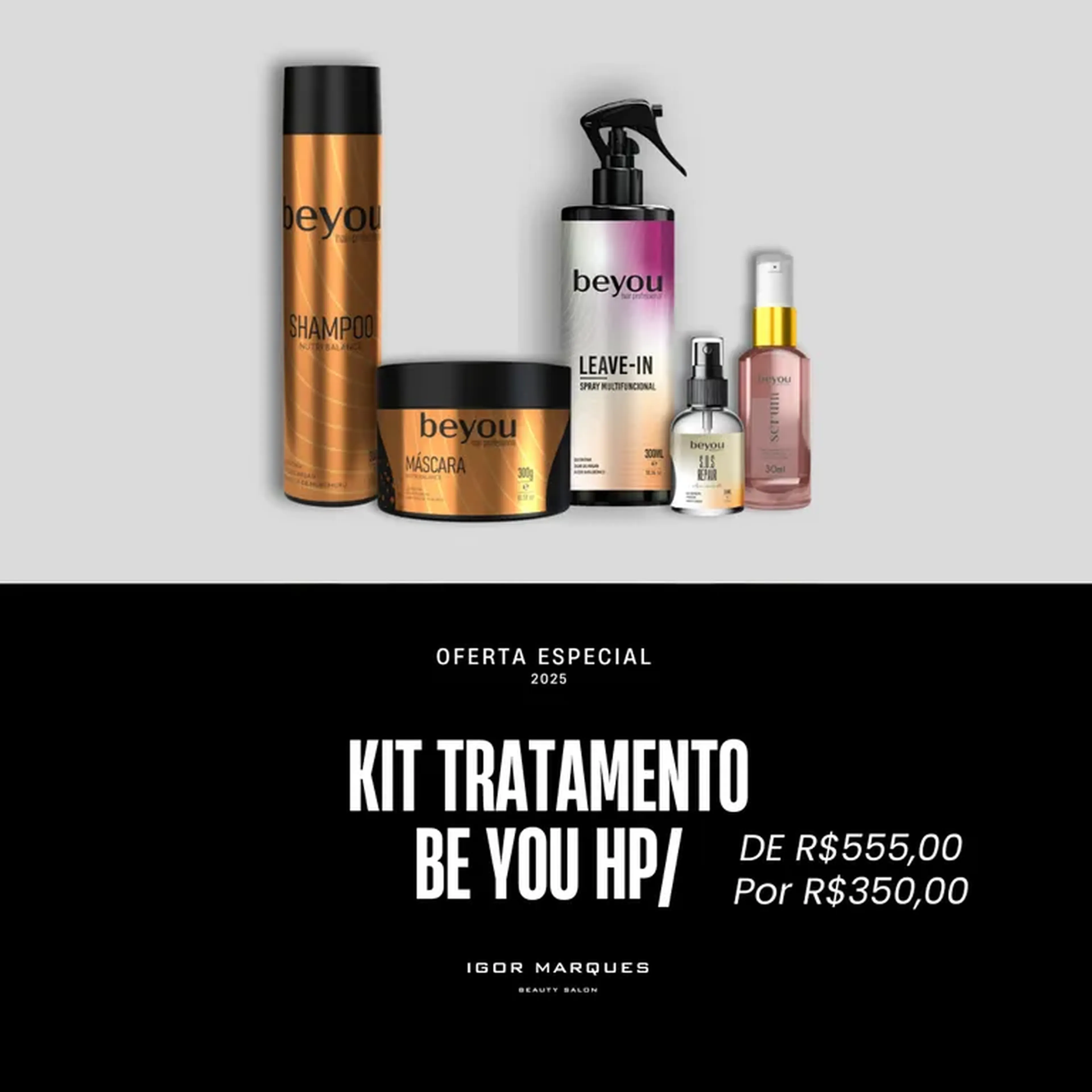 Kit Tratamento Completo Be You HP imagem