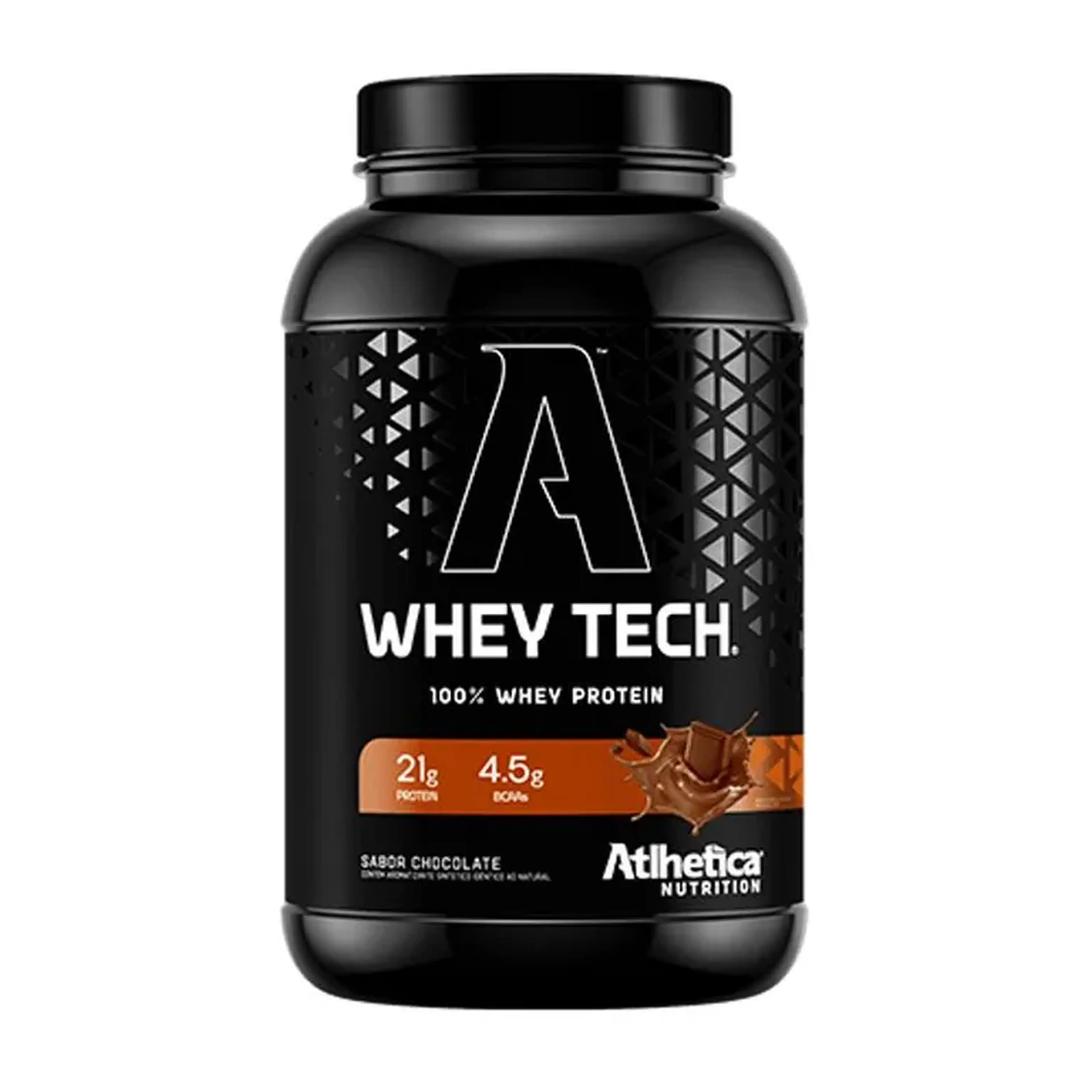 Whey Tech- 900g Chocolate ( Atlhetica Nutrition) imagem
