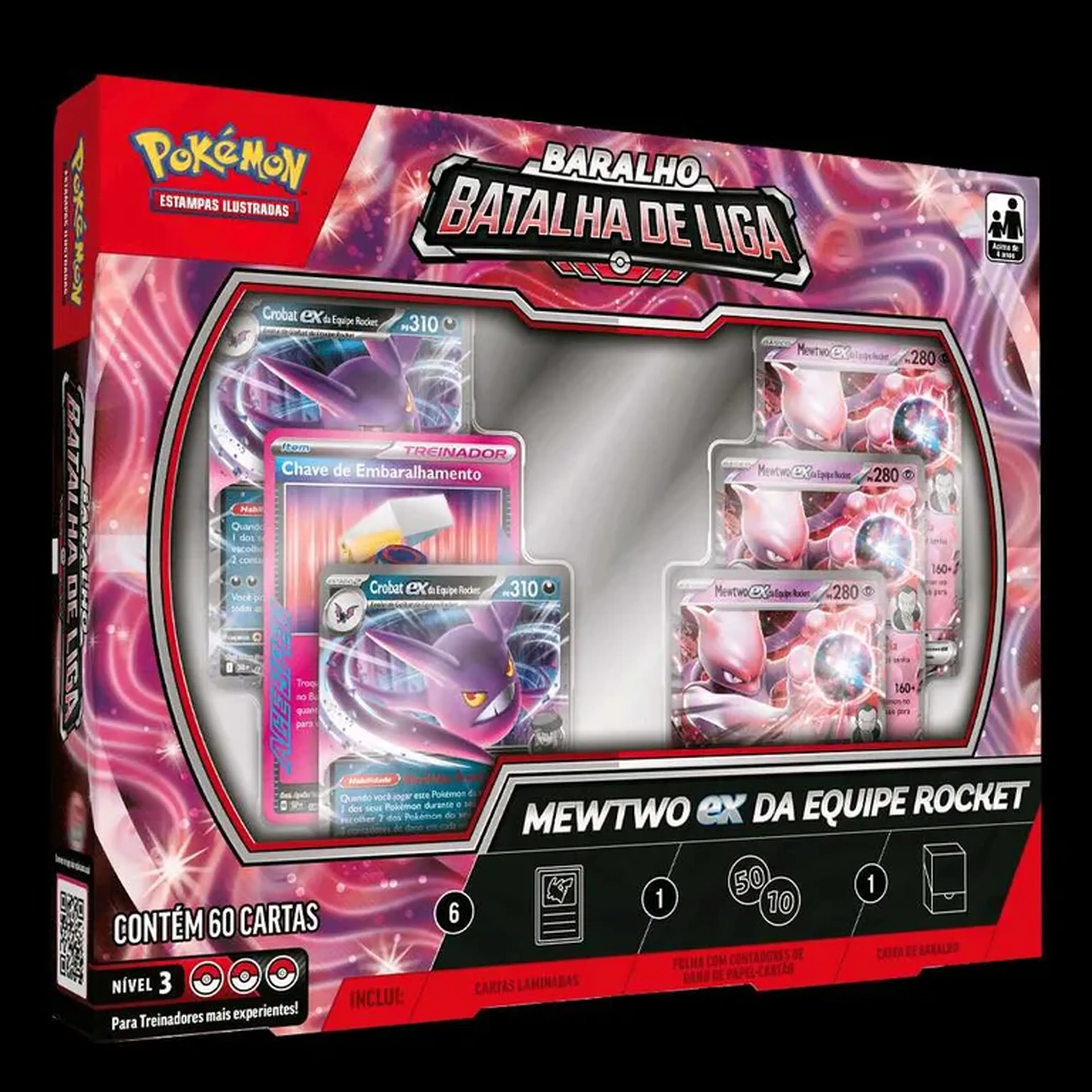 Baralho Batalha de Liga Mewtwo Ex imagem