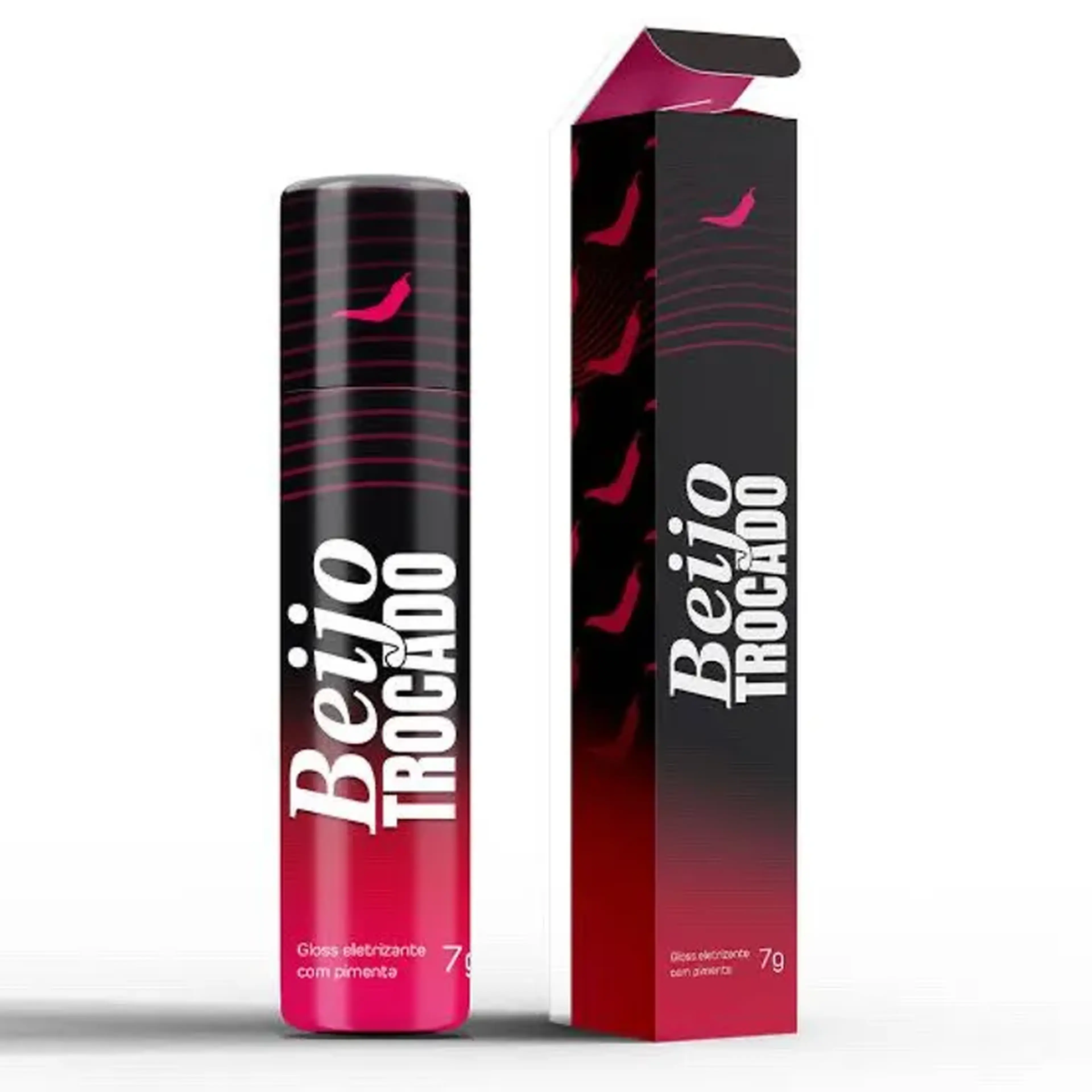 Gloss Eletrizante com Pimenta Beijo Trocado Pepper Blend 7g imagem