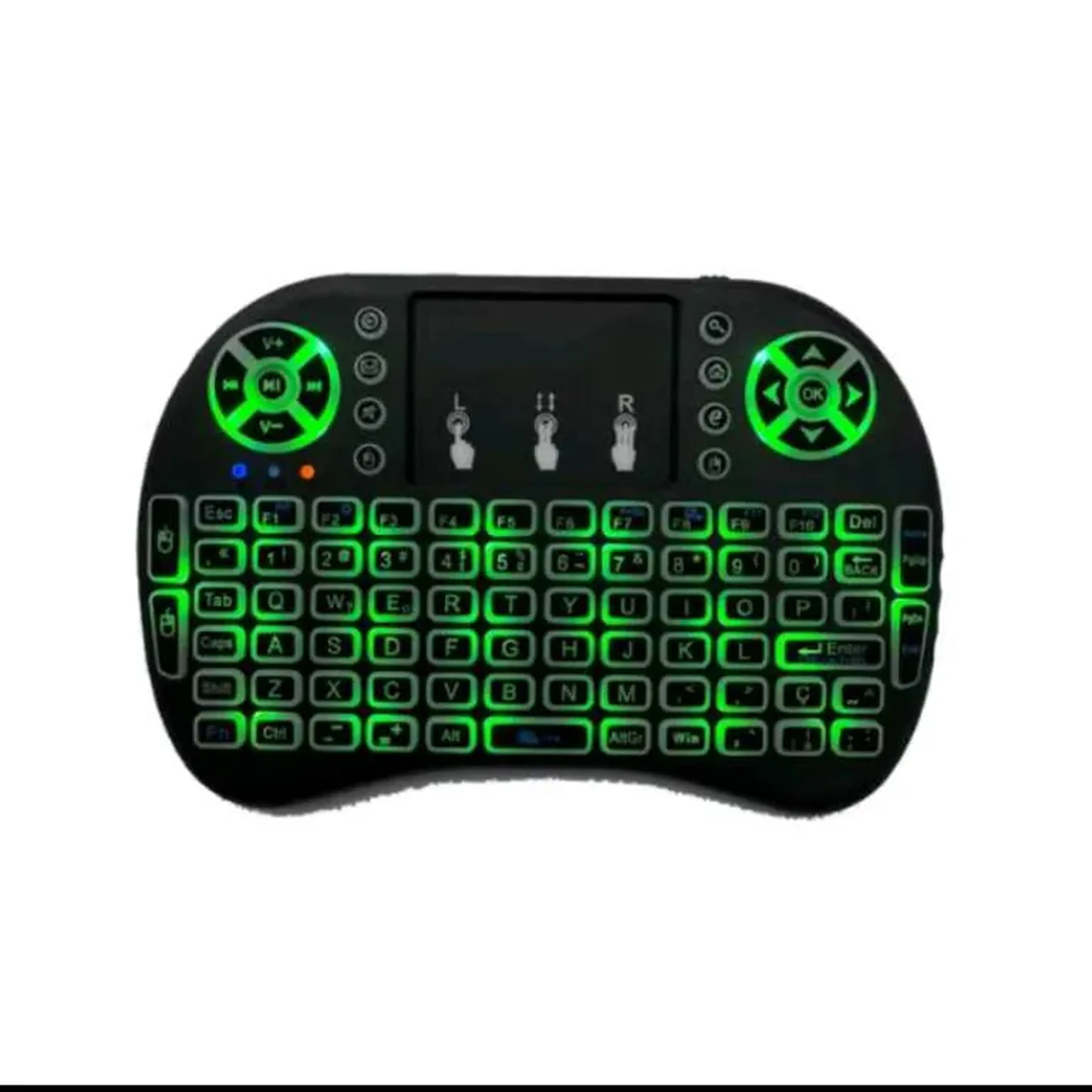 Teclado Sem Fio Controle Para TV SmartPC imagem