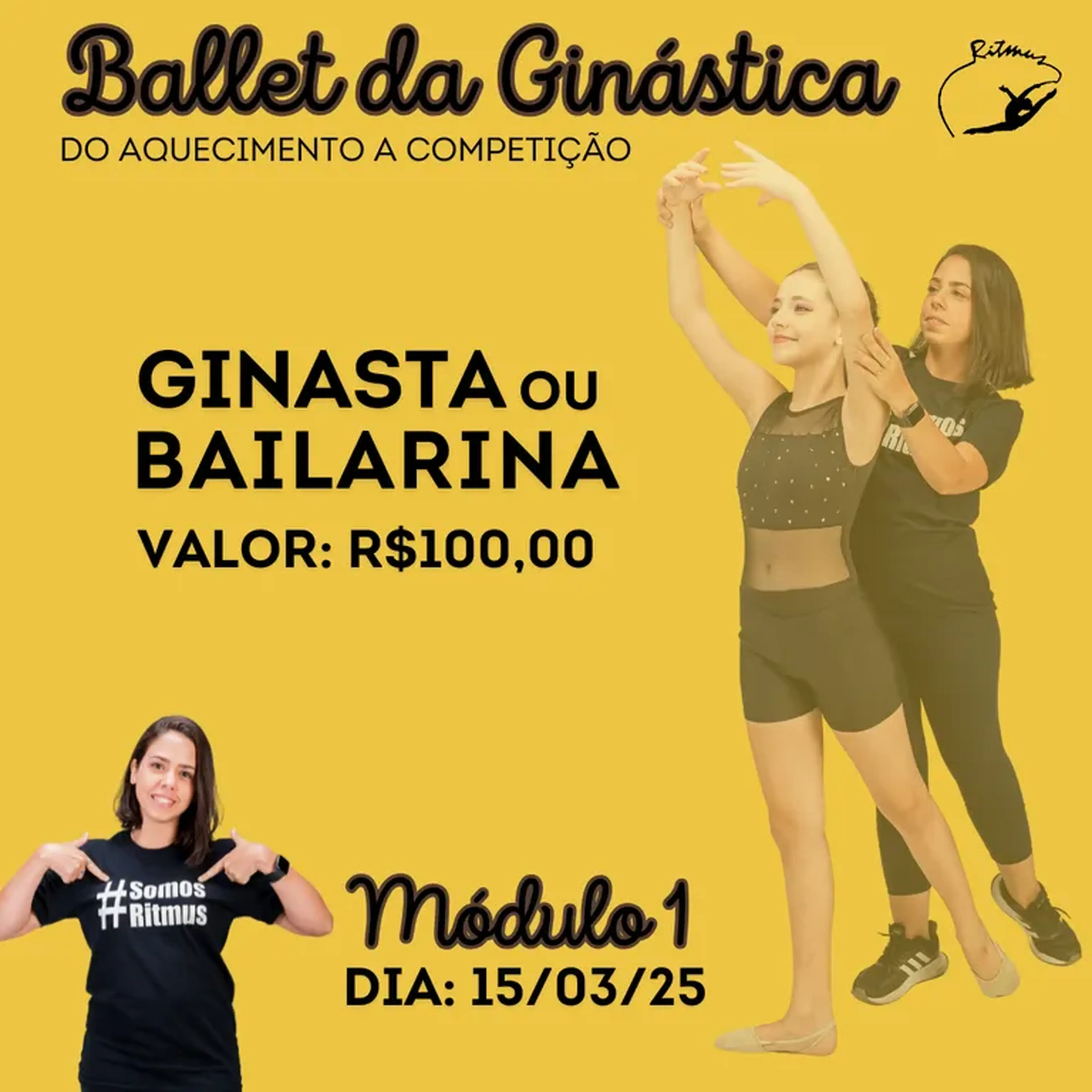 Curso Ballet da Ginástica - Inscrição de Ginasta ou Bailarina imagem