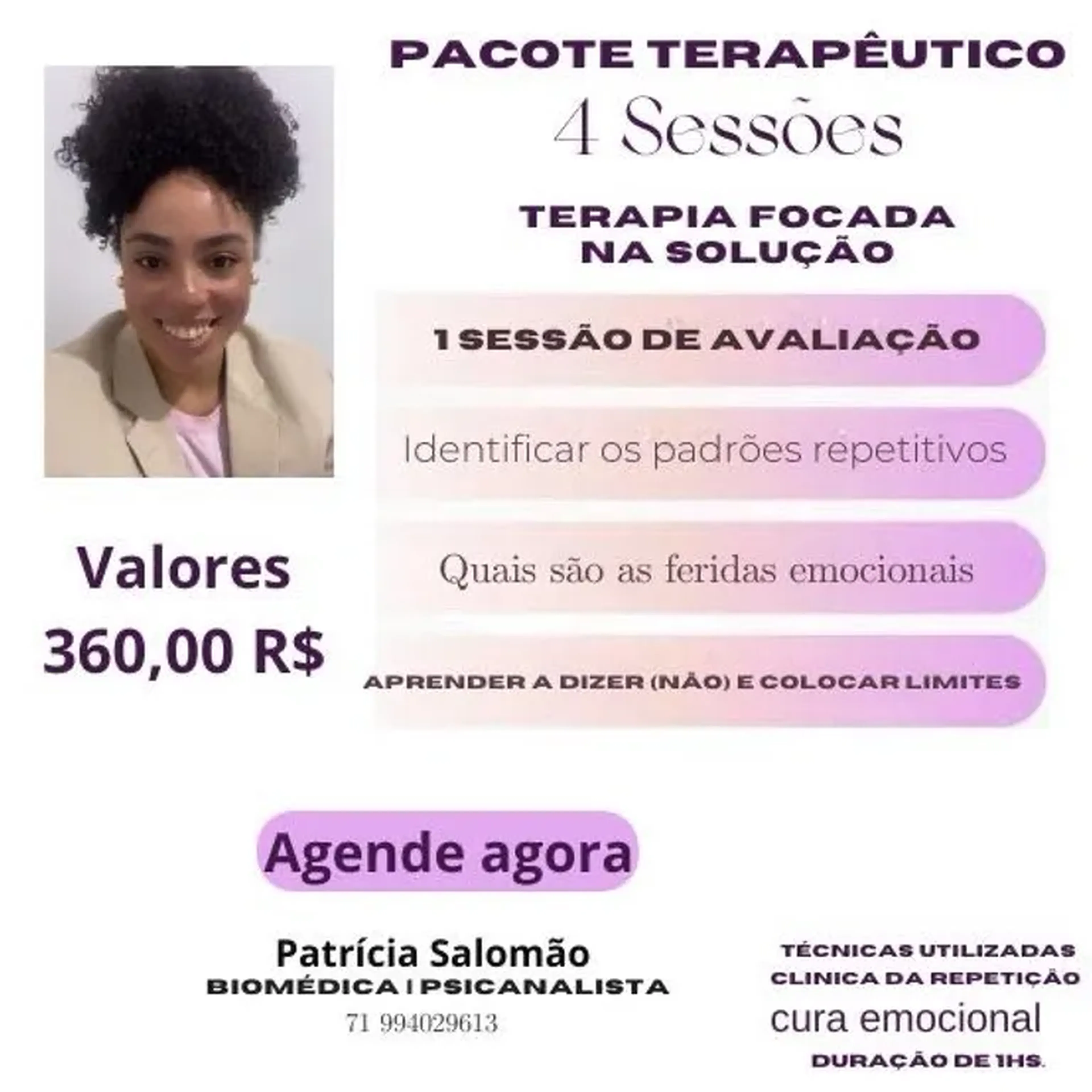 TERAPIA FOCADANA SOLUÇÃO 4 sessões imagem