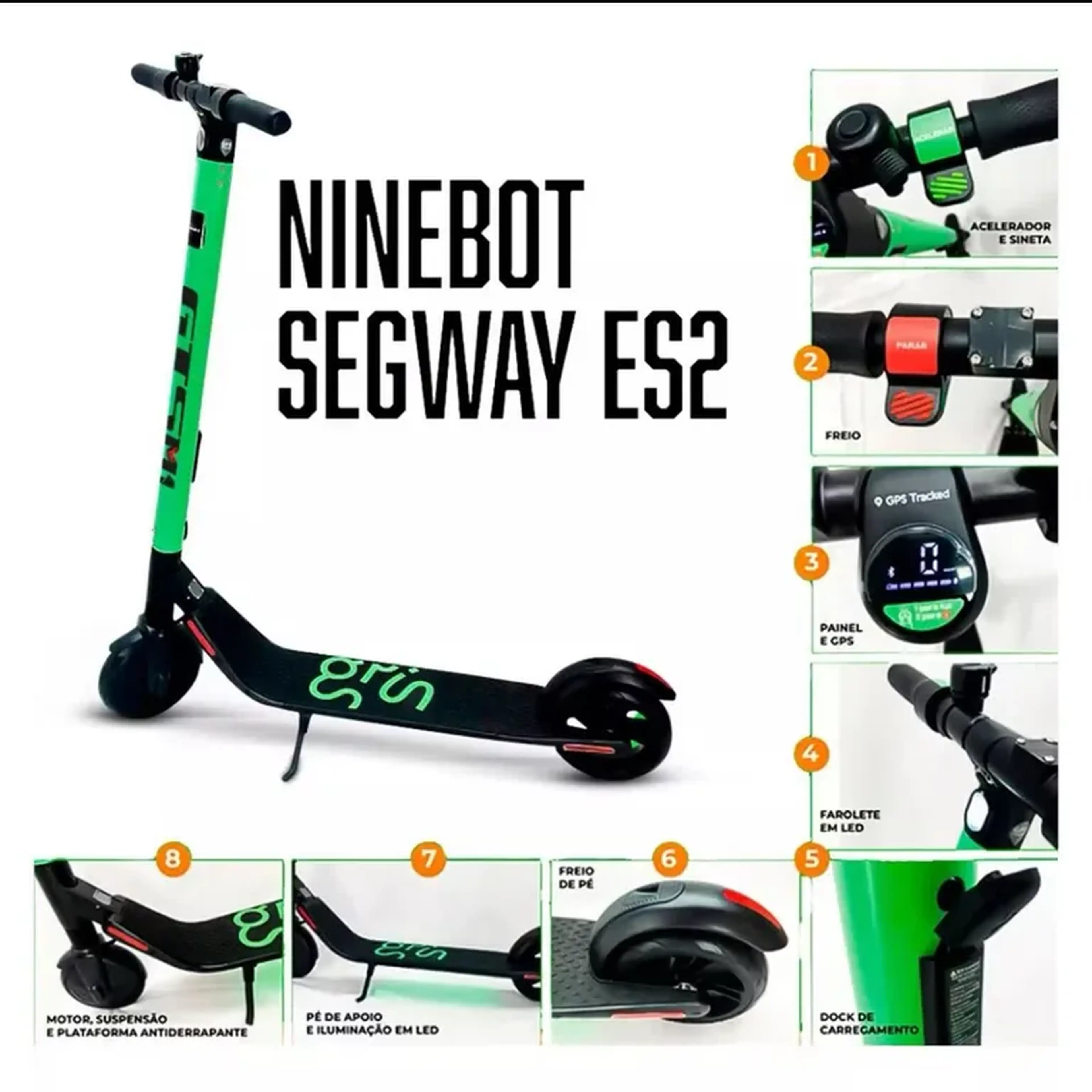 Patinete Elétrico Segway Ninebot Gtsm1 imagem