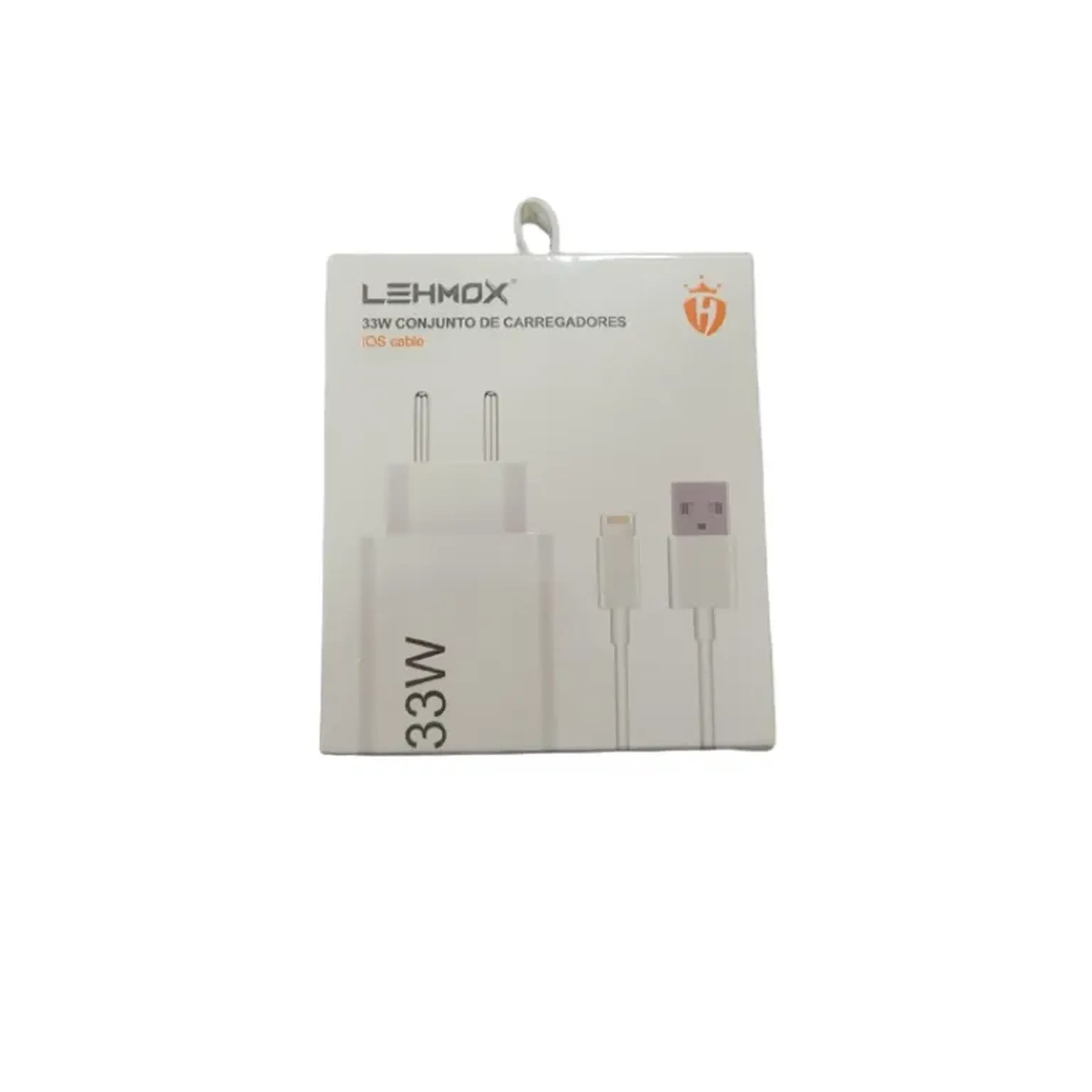 CONJUNTO DE CARREGADOR IOS LEHMOX 33W imagem