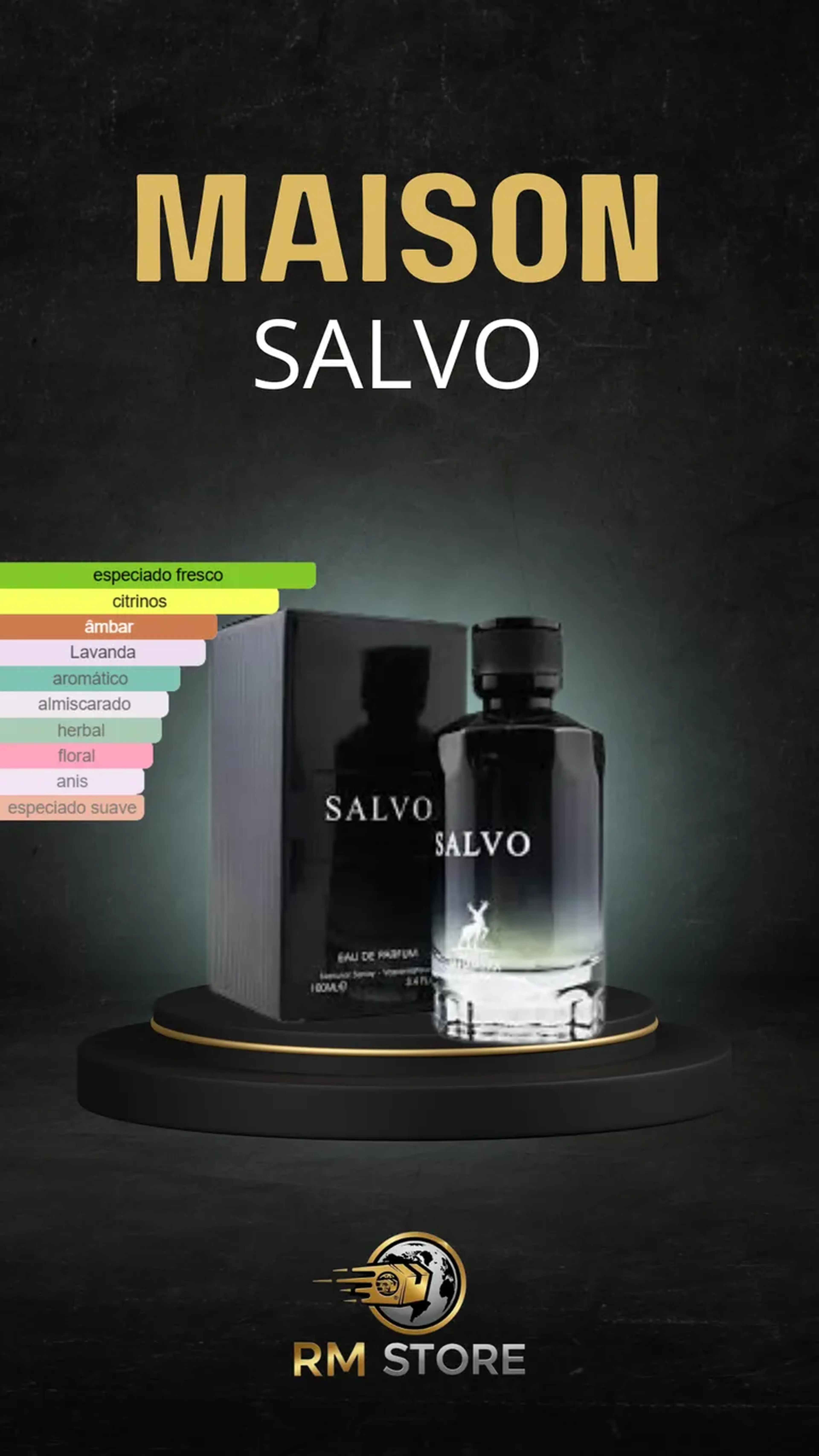 Perfume Masculino Salvo EDP 100ml - Maison Alhambra imagem
