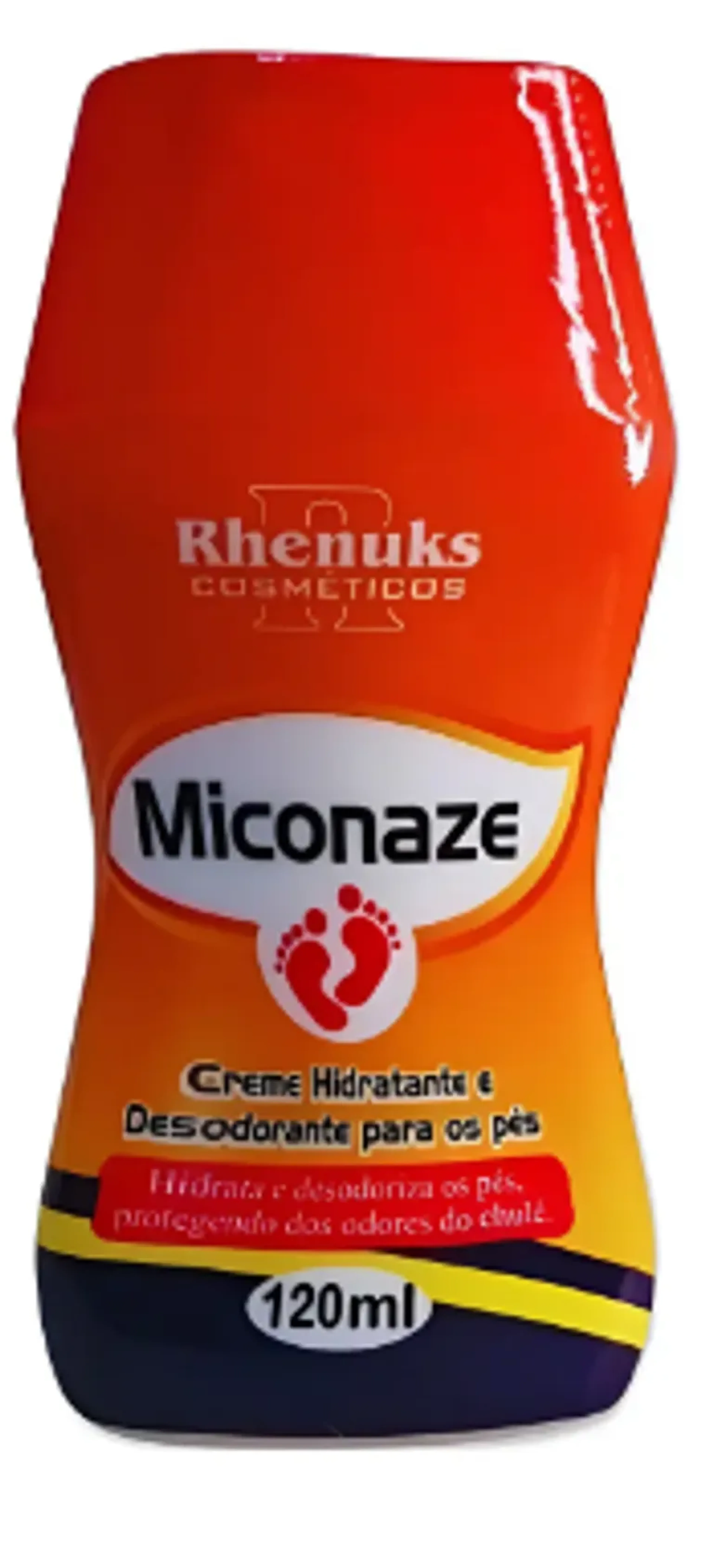 Creme Hidratante e Desodorante para os pés Miconaze 120ml Rhenuk imagem