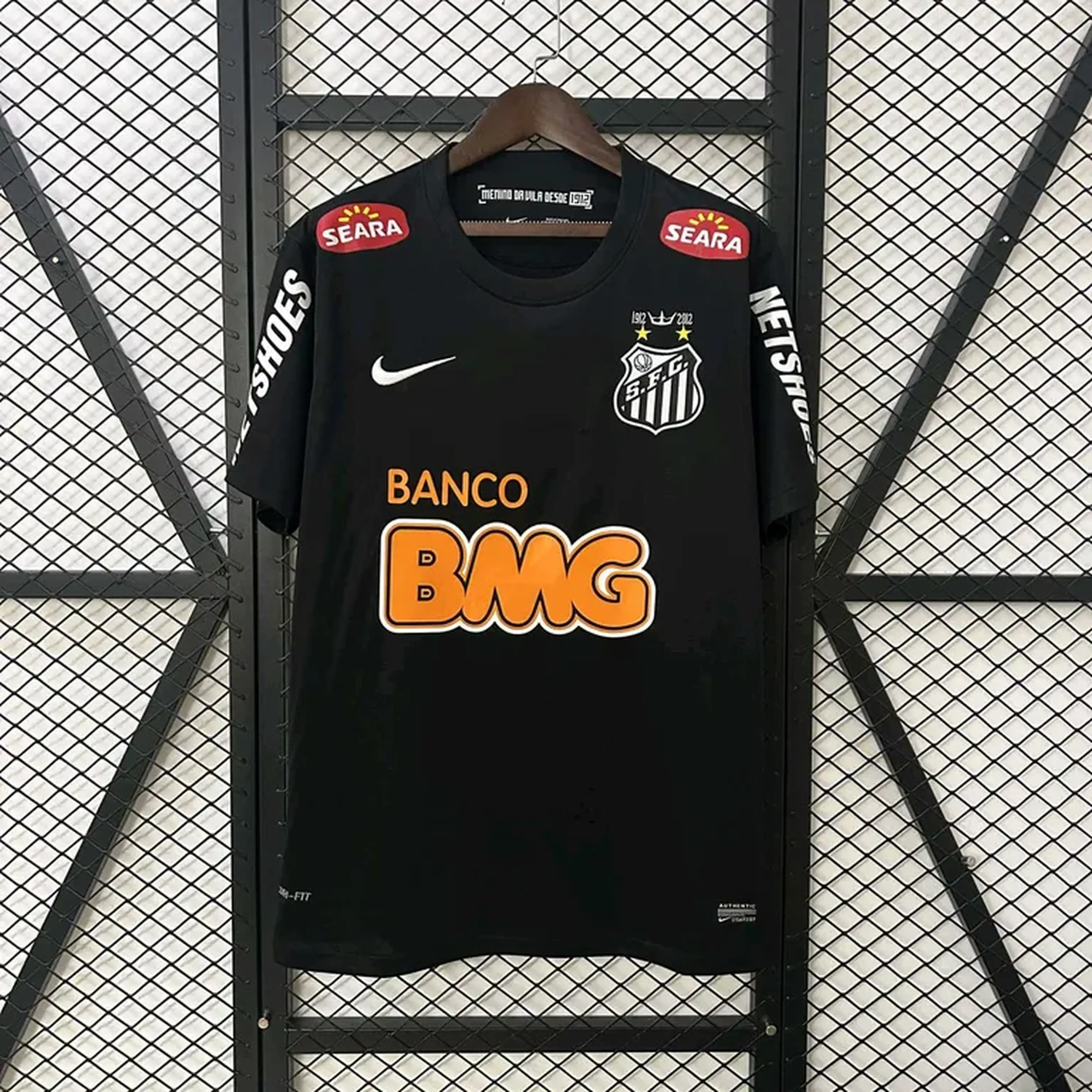 Santos 2011 12 Black Retro imagem