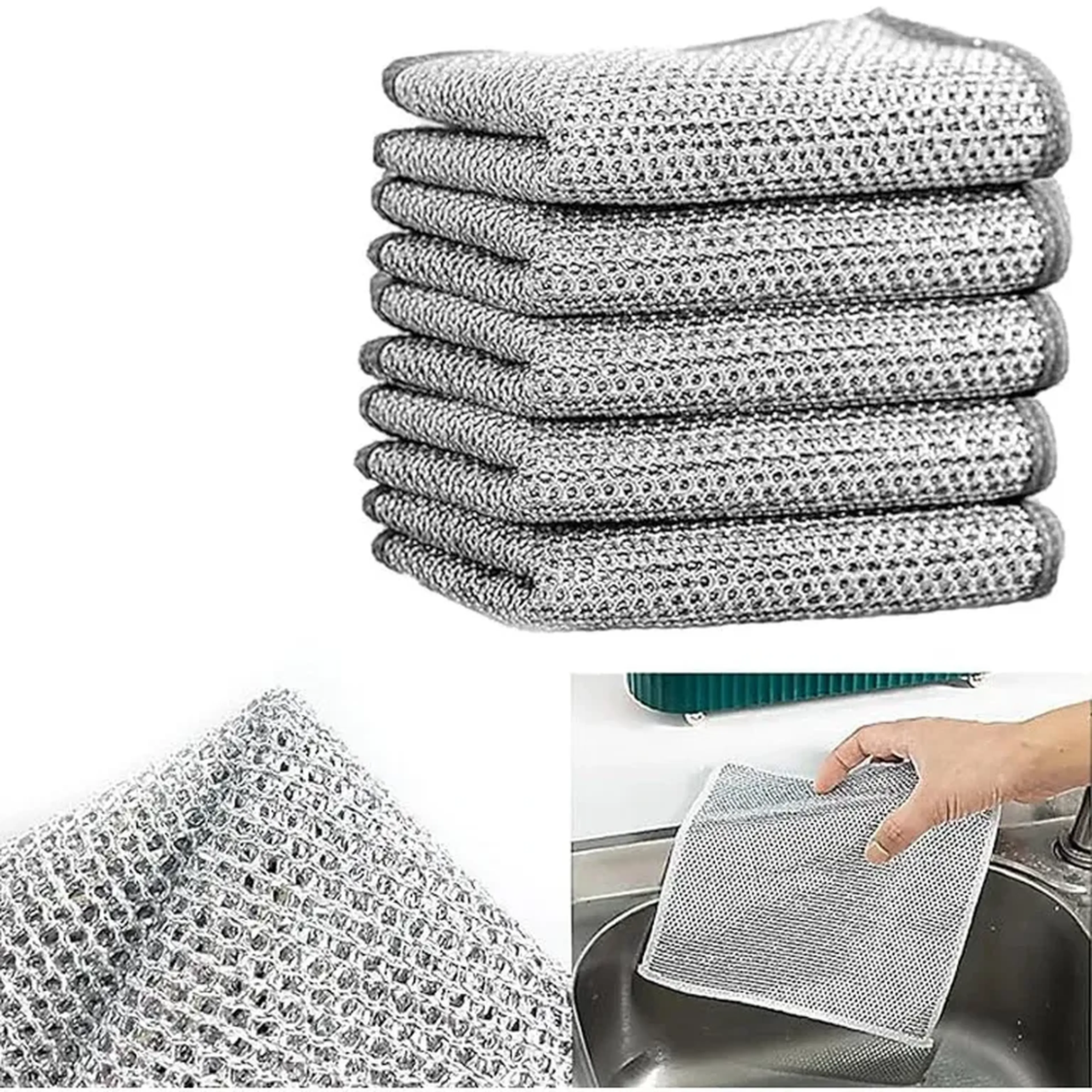 Pano de Aço Multi-Uso Inox imagem
