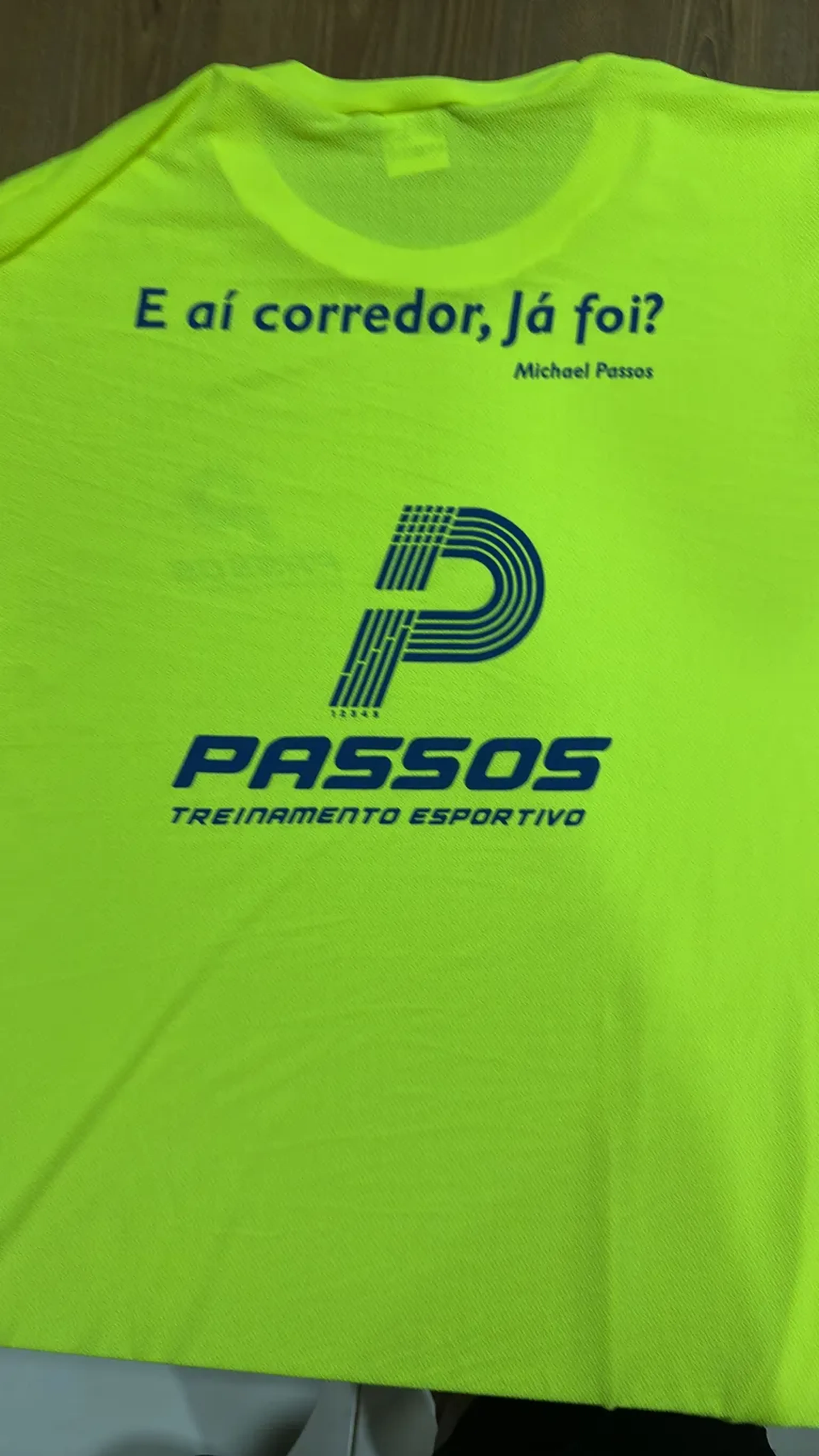 Camiseta de Treinamento Verde Limão - Tamanho M Unissex imagem