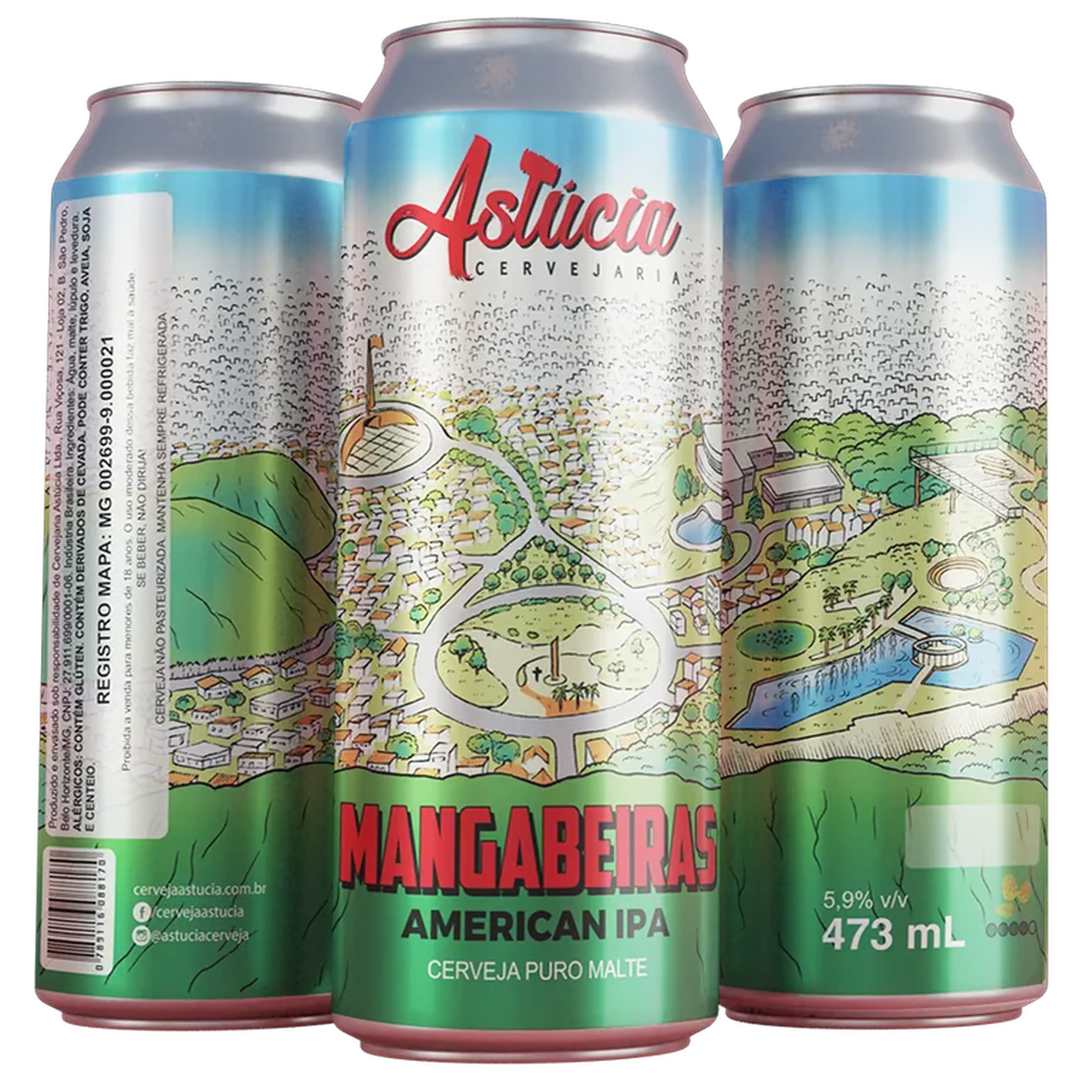 Cerveja Astúcia Mangabeiras - Lata 473ml imagem