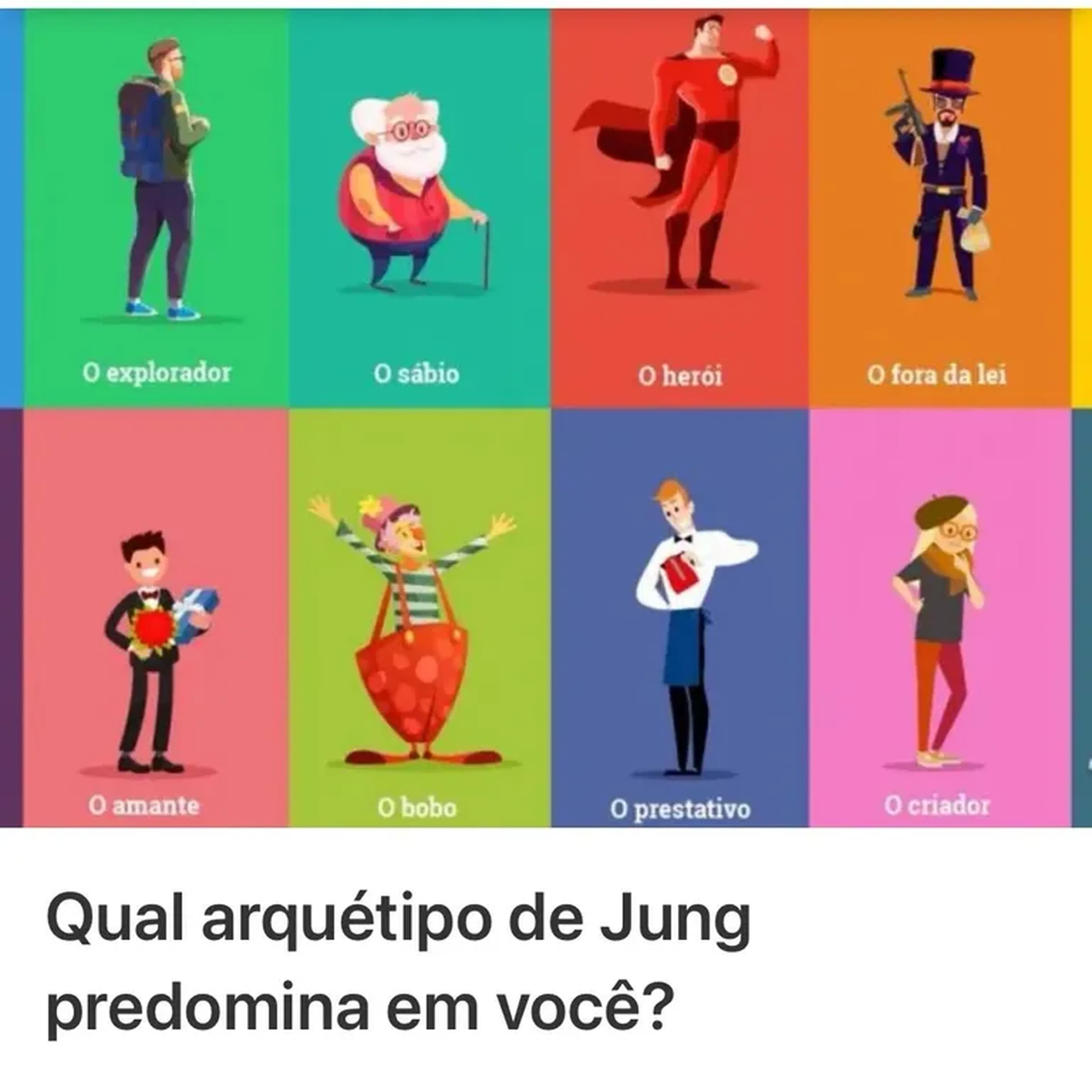 Teste de Arquétipos com Devolutiva ao vivo on-line imagem