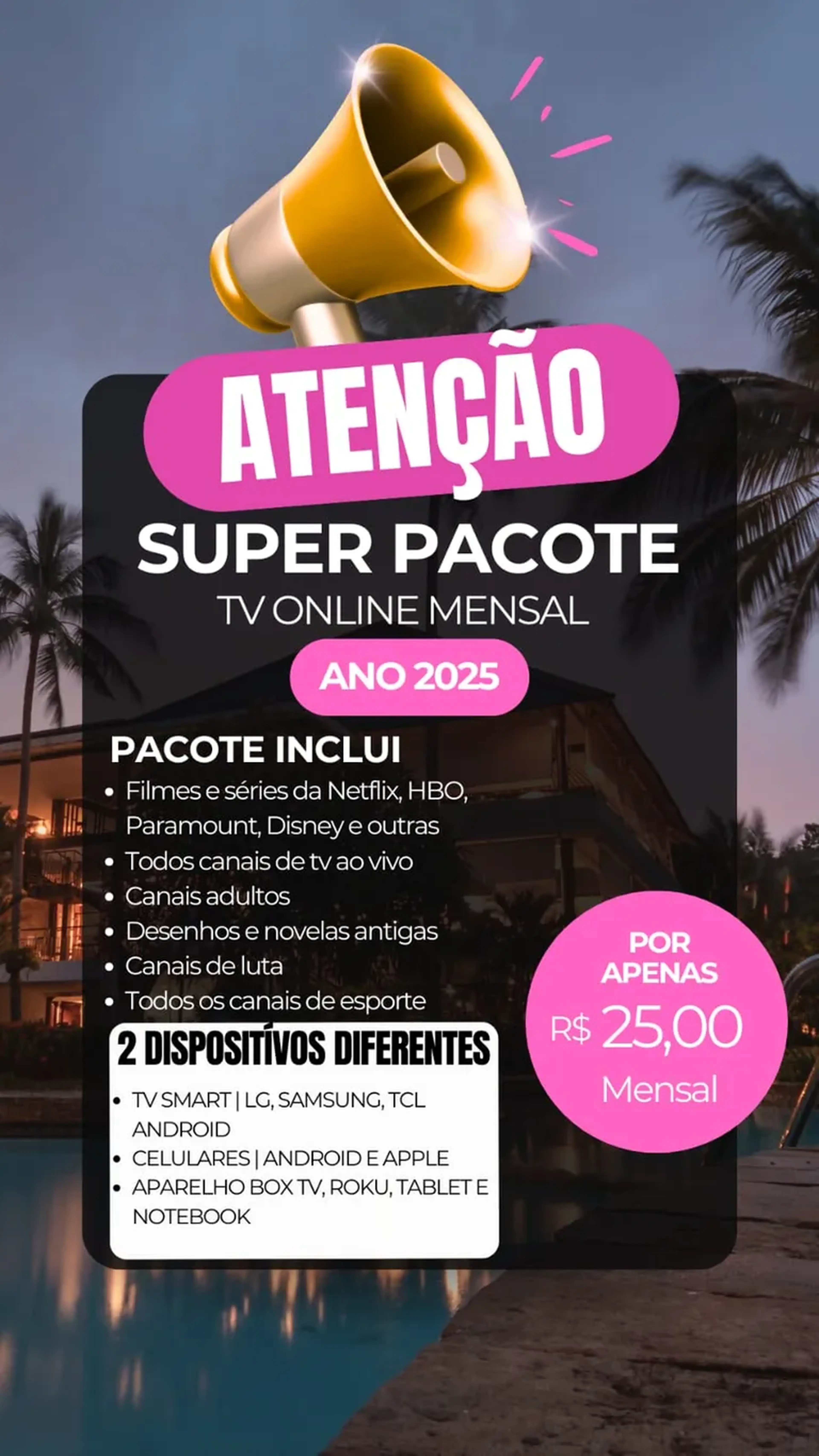 TV ON-LINE MENSAL DUAS TELAS imagem