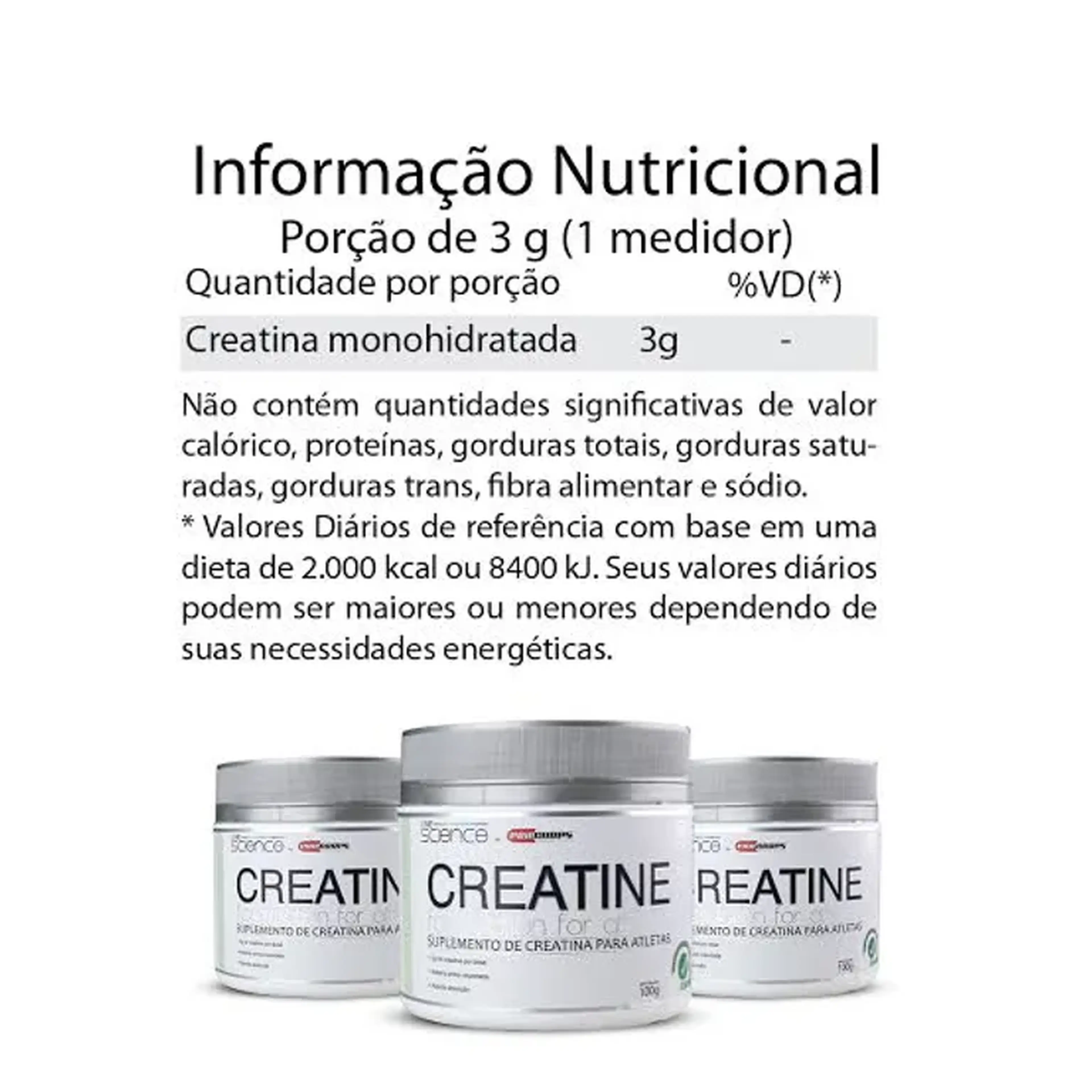 CREATINA PURA MONOHIDRATADA imagem