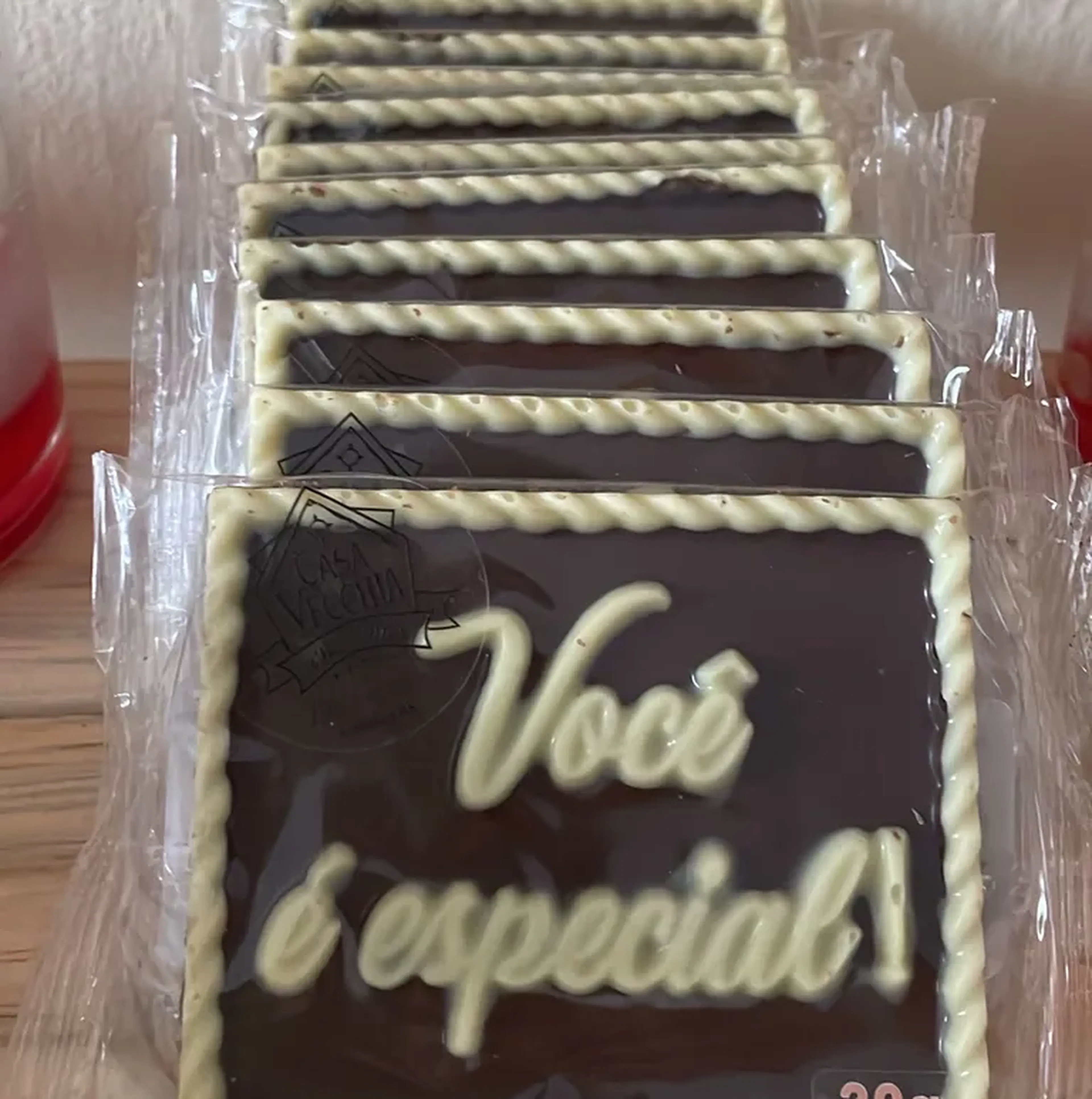 Placa chocolate da Serra imagem