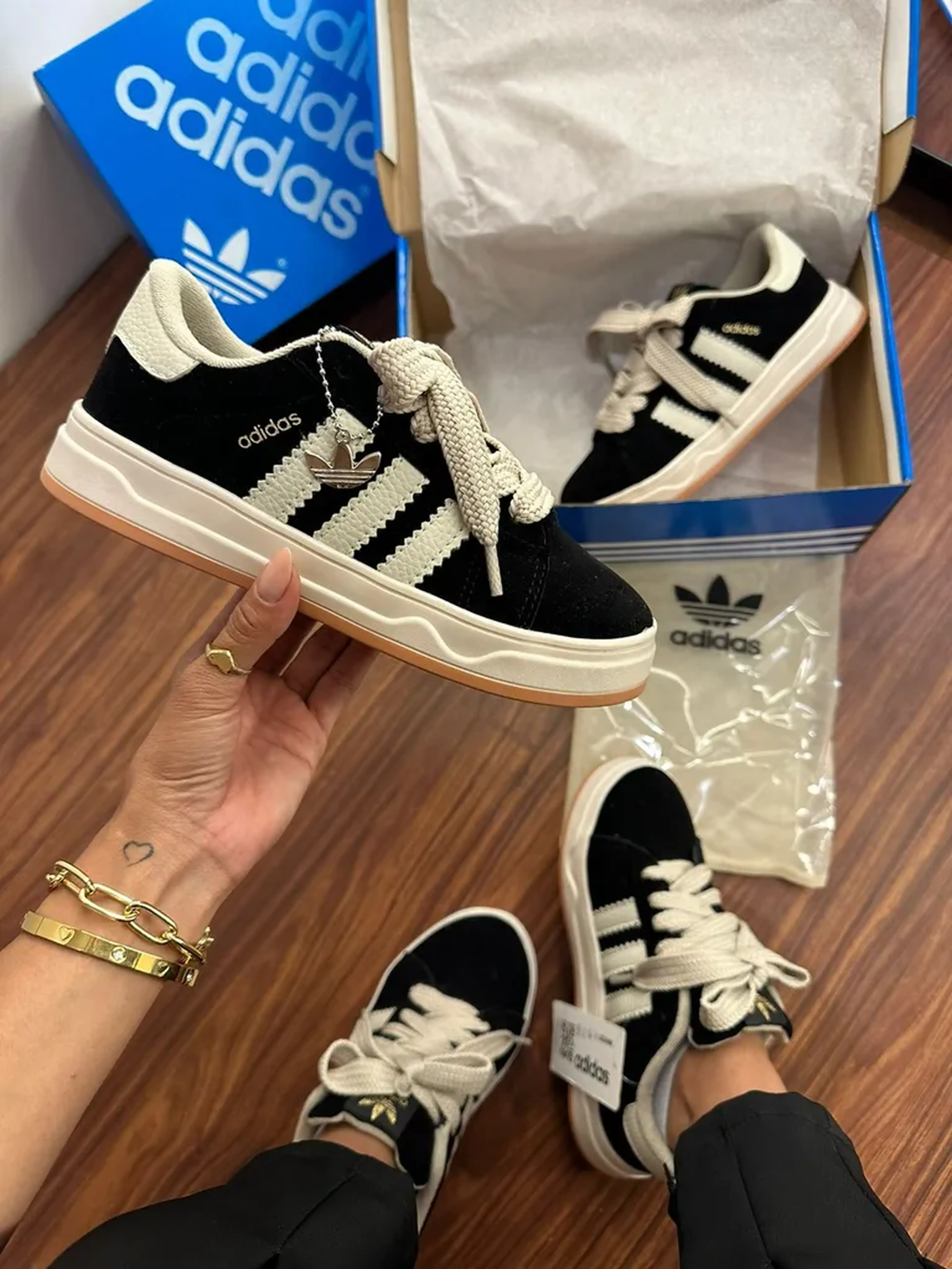 didas Blum 3D camurça - Black imagem