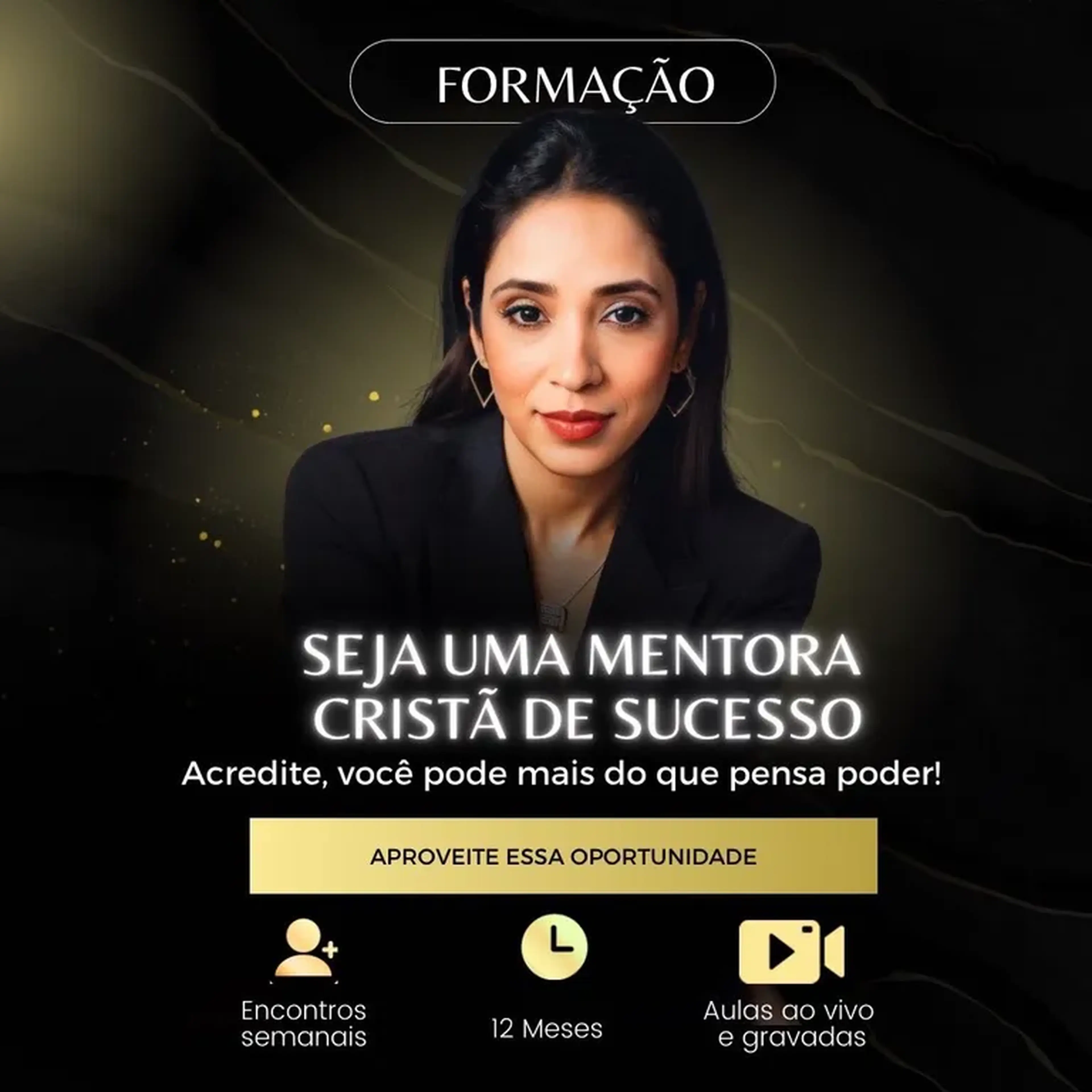 CARTÃO 12x 208,00 Seja uma Mentora Cristã de Sucesso imagem