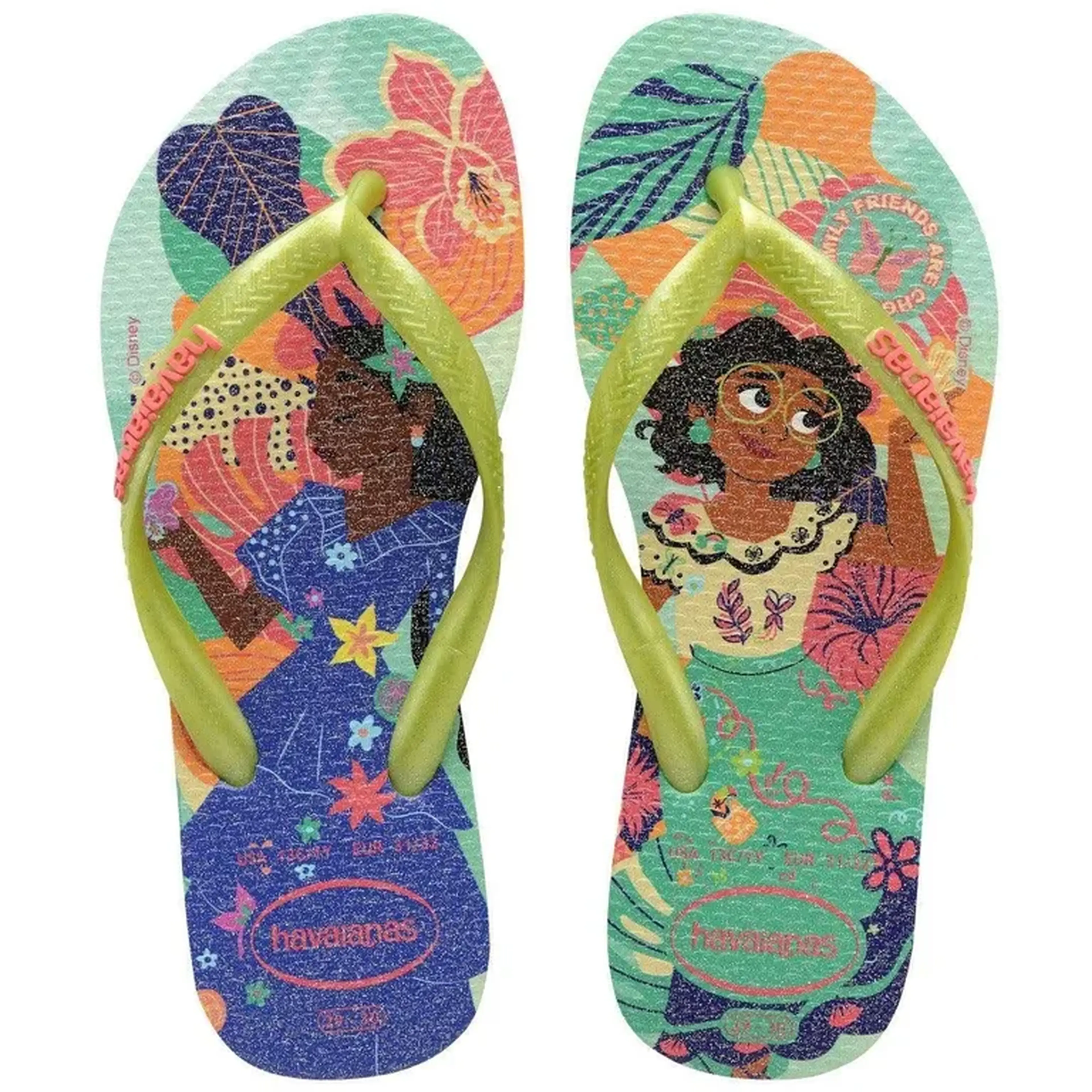 Chinelo Havaianas Infantil Slim Princesas Encanto imagem
