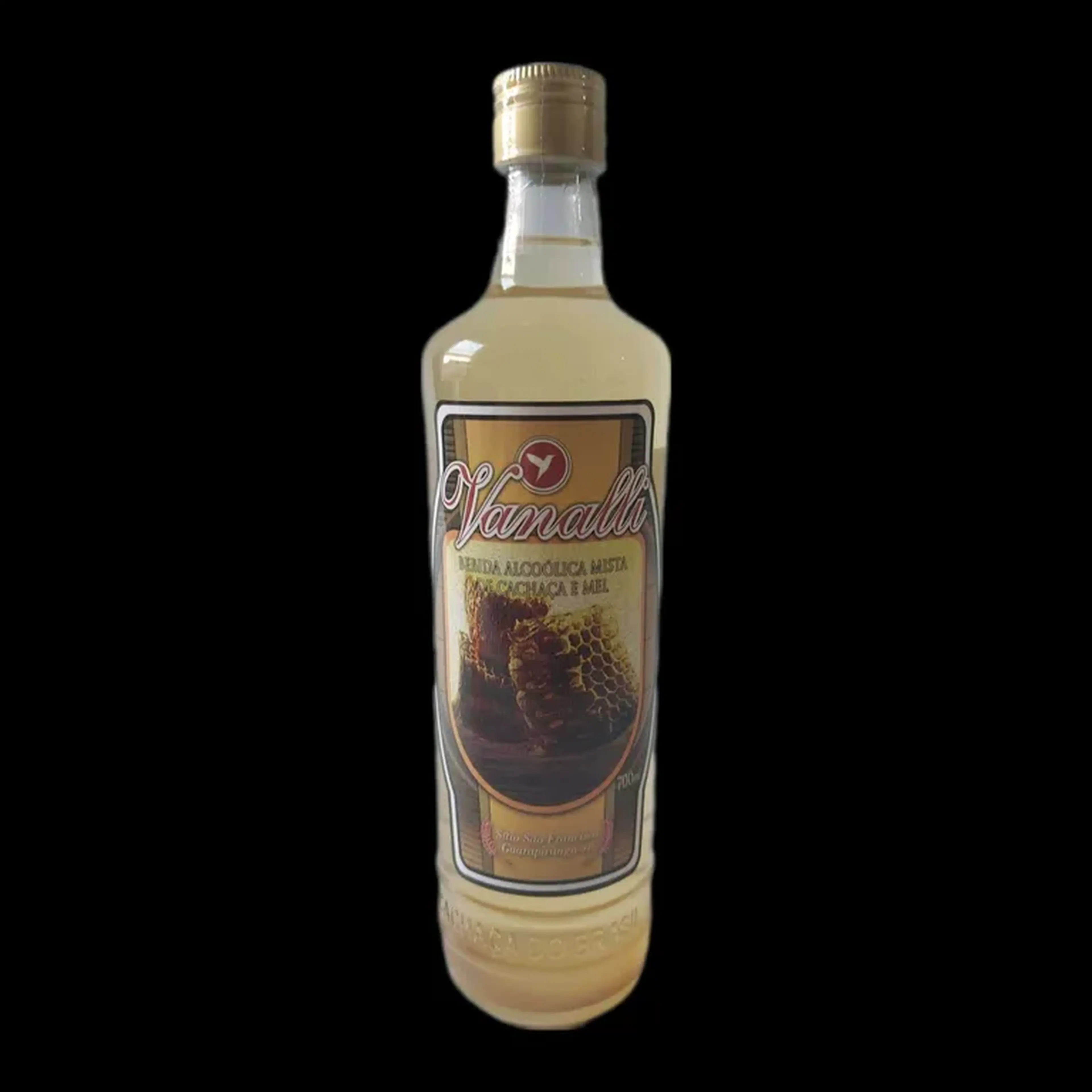 Bebida Alcoólica Mista de Cachaça e Mel Vanalli - 700 ml imagem