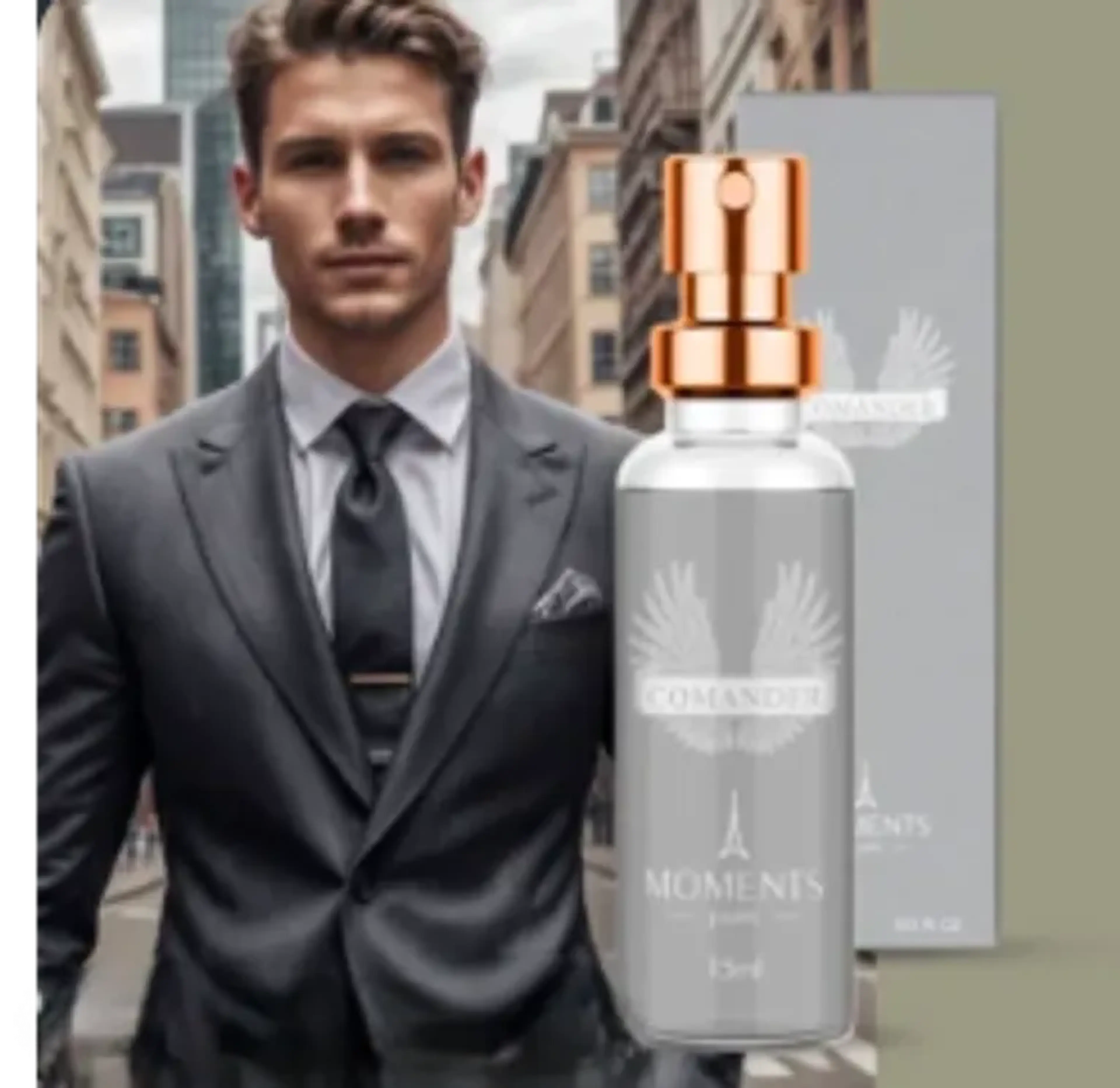 Comander –Perfume Masculino Inspirado Invictus de Paco Rabbane imagem