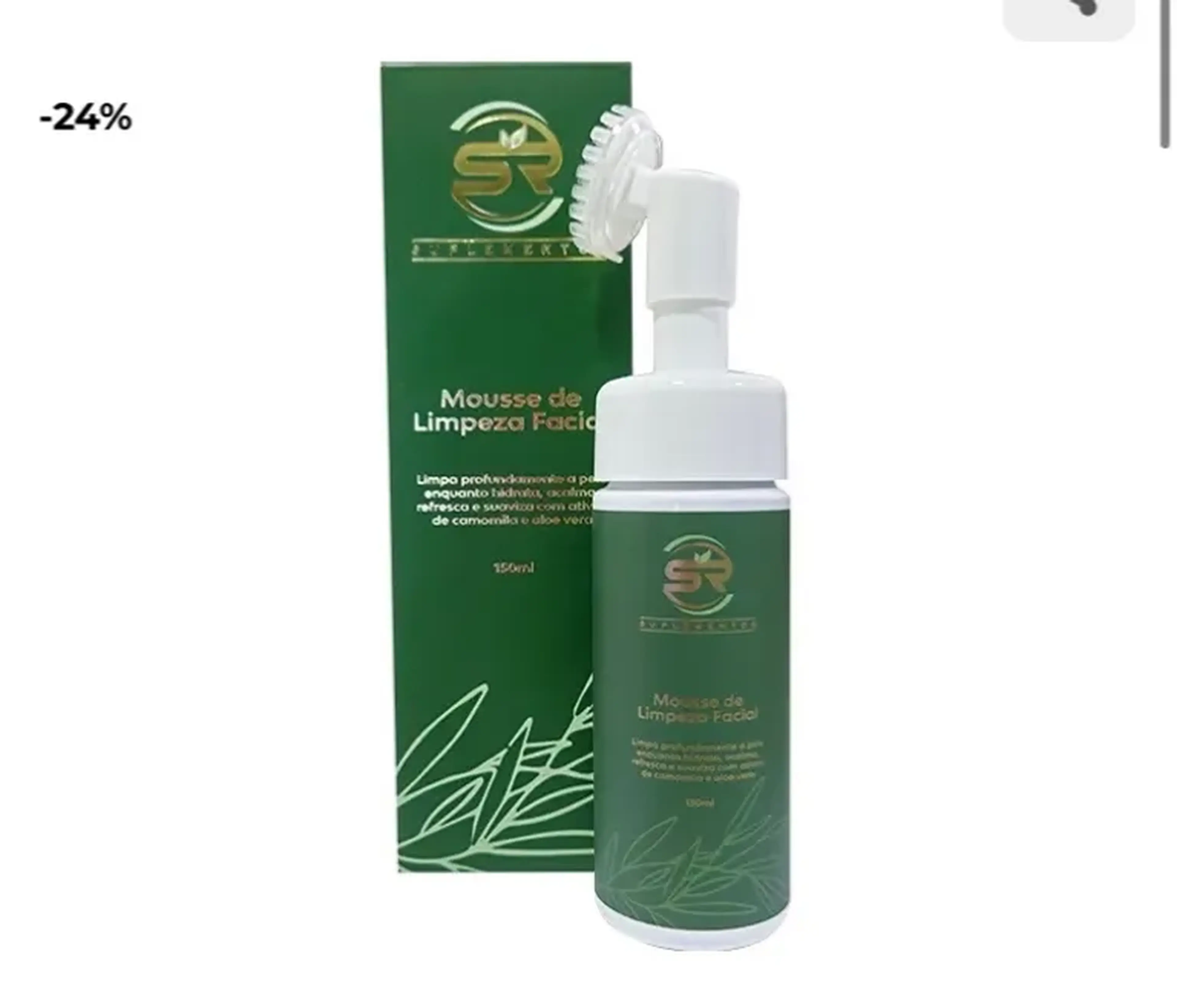 MOUSSE DE LIMPEZA FACIAL SR - PUREZA E FRESCOR PARA SUA PELE imagem