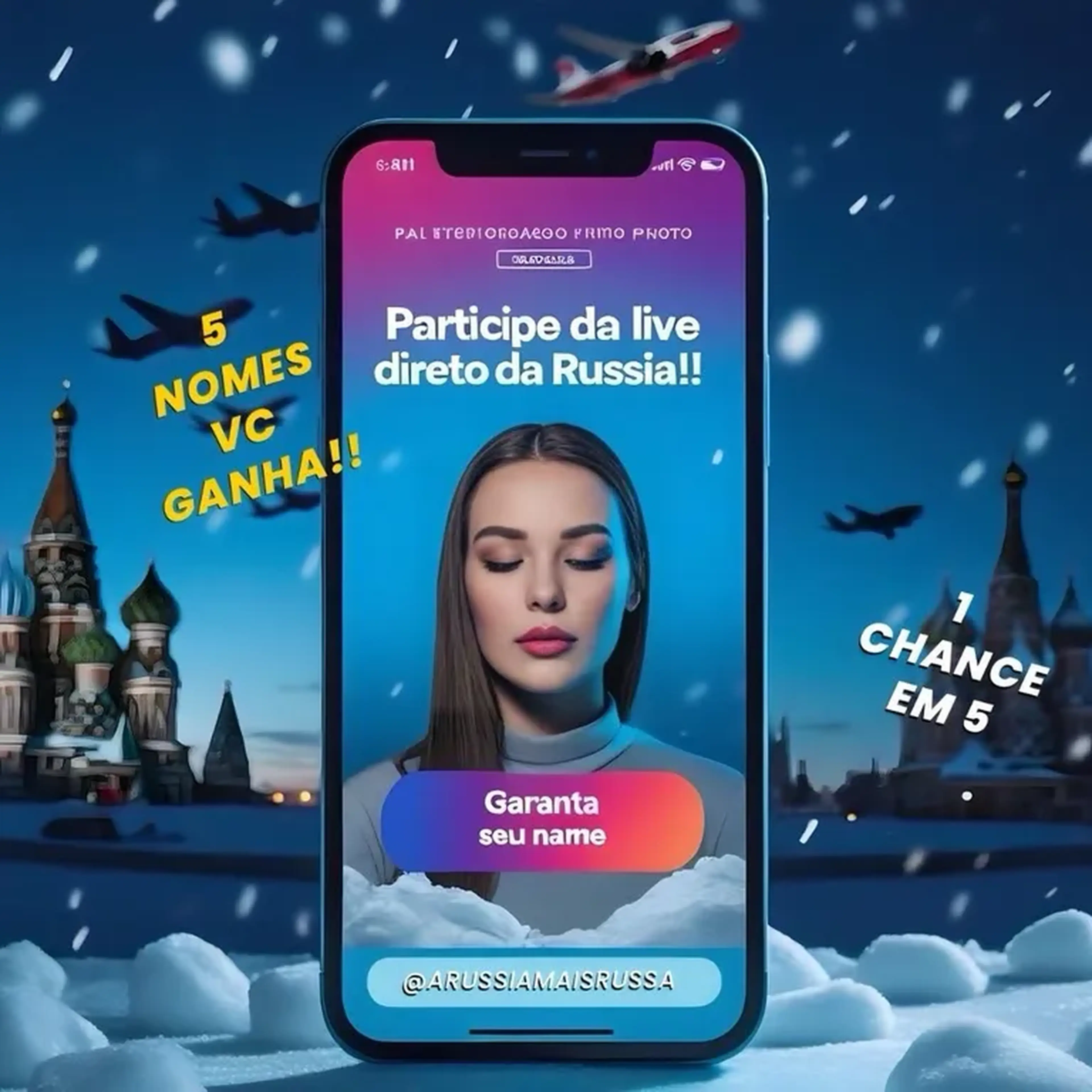 Video chamada direto da Russia 🇷🇺✨ imagem