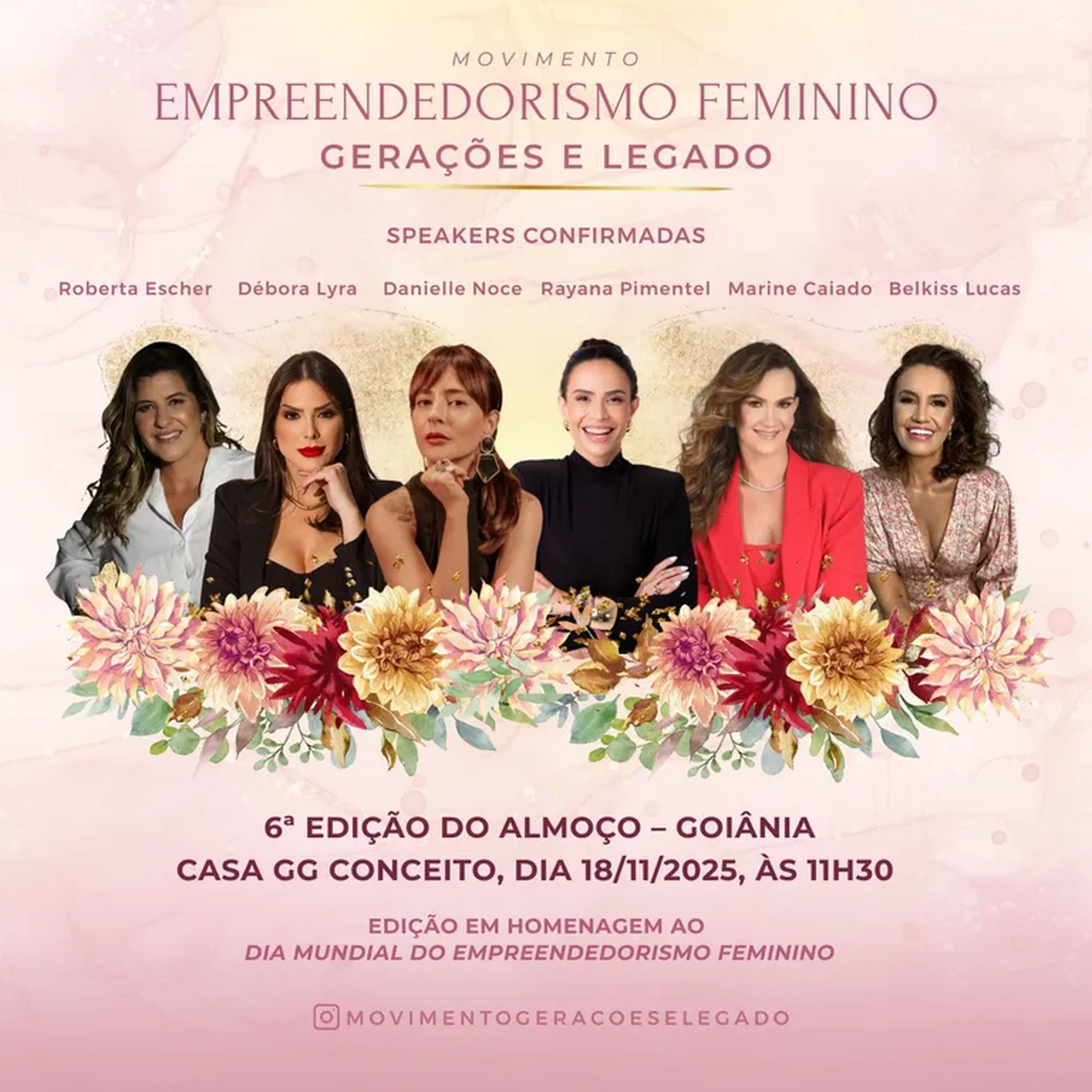 6ª Edição Movimento Empreendedorismo Feminino Gerações e Legado imagem