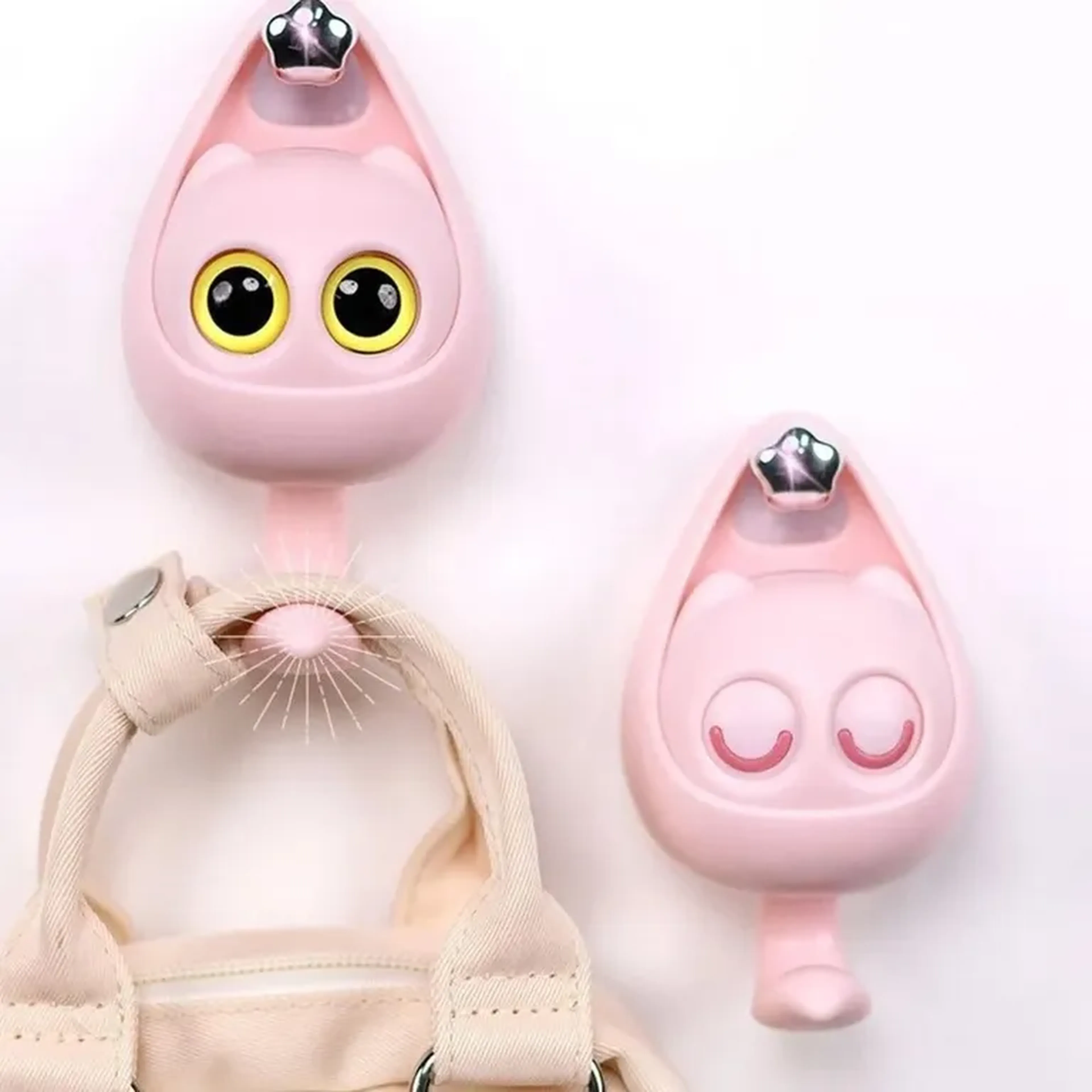 Porta Chaves Gatinho Gancho Multiuso Cabideiro Gato Kawaii imagem