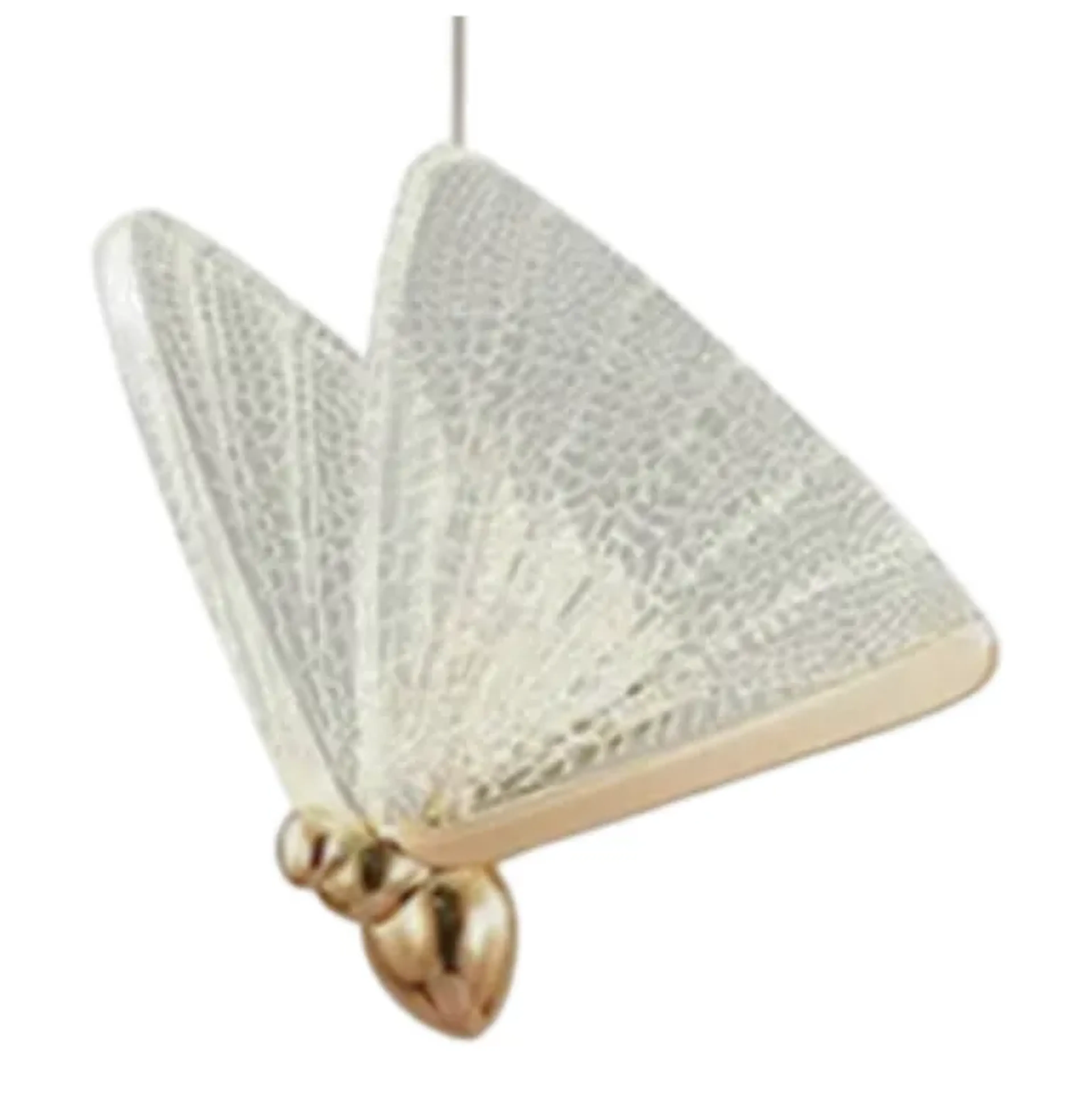 Pendente Farfalla Dourado 15cm 6W imagem