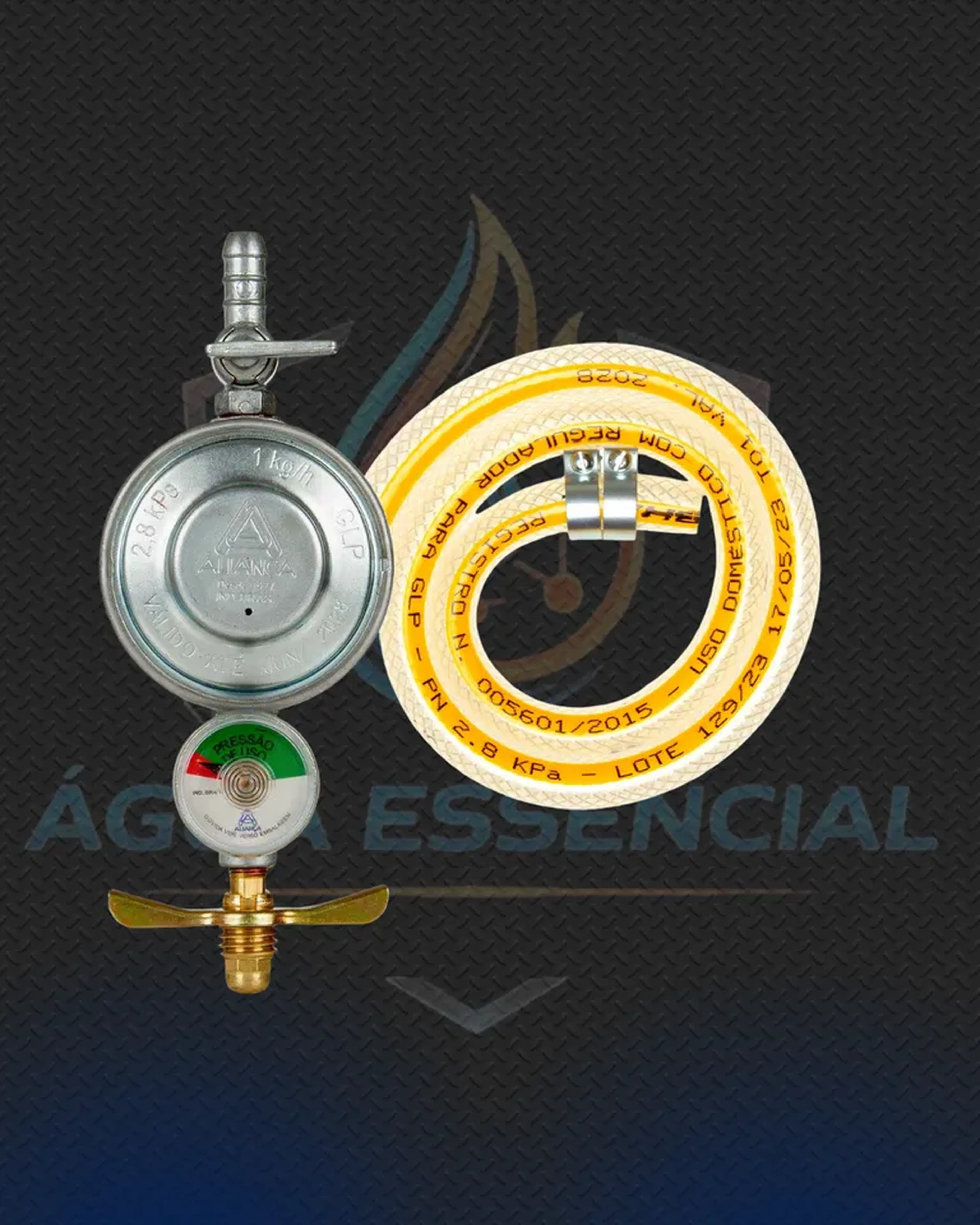 Kit Registro de gás 504-01 C-Medidor imagem