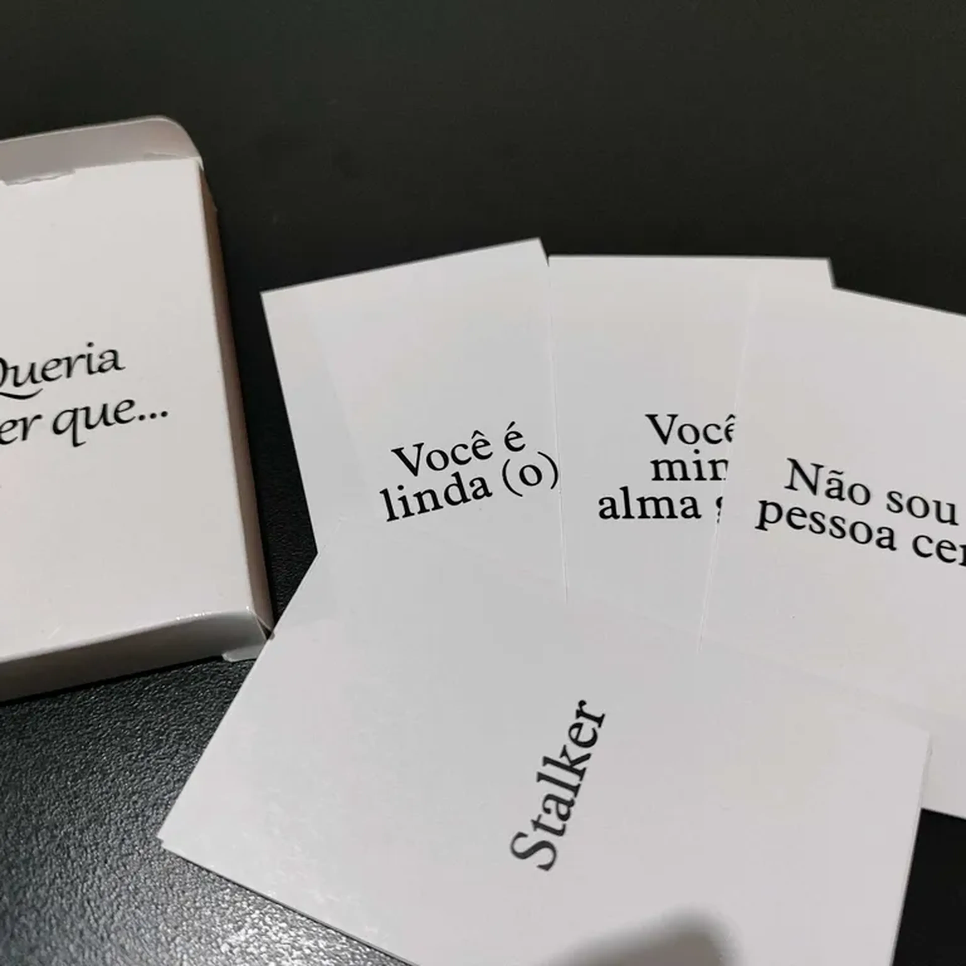 Baralho físico imagem